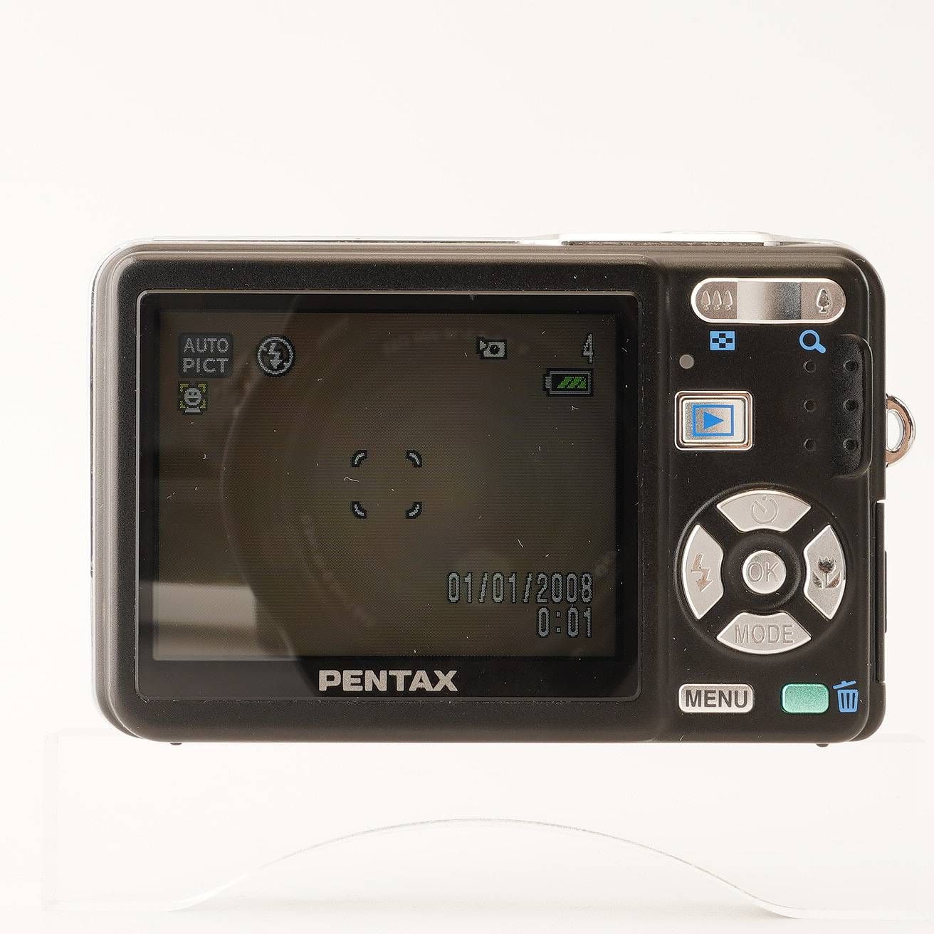 動作品 PENTAX OPTIO A36 デジタルカメラ ペンタックス Pentax Optio A36 ブラック コンパクトデジタルカメラ