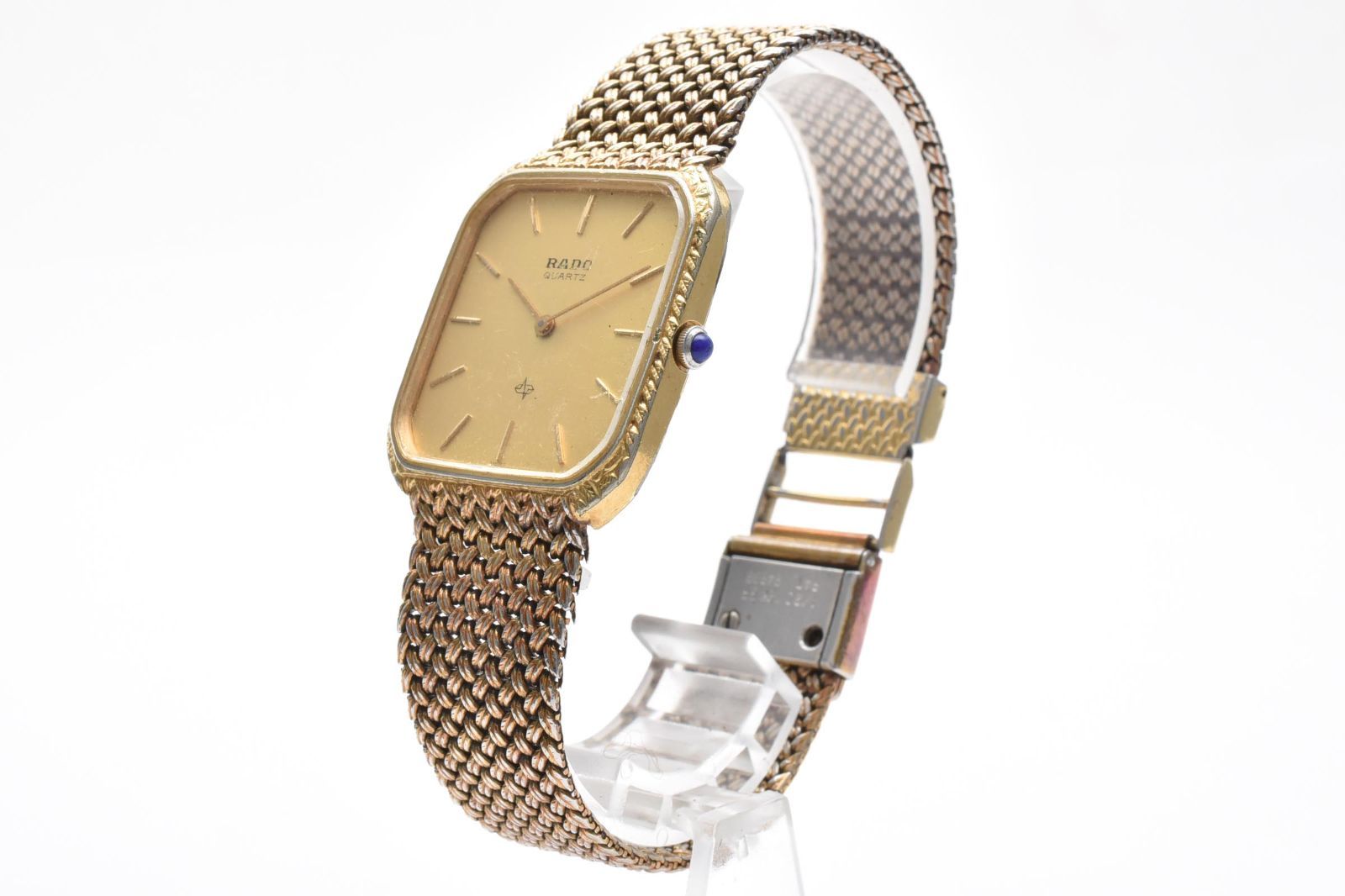 中古]RADO(ラドー)のメンズ 時計 スクエア シルバー 2針 デイト コンビ 