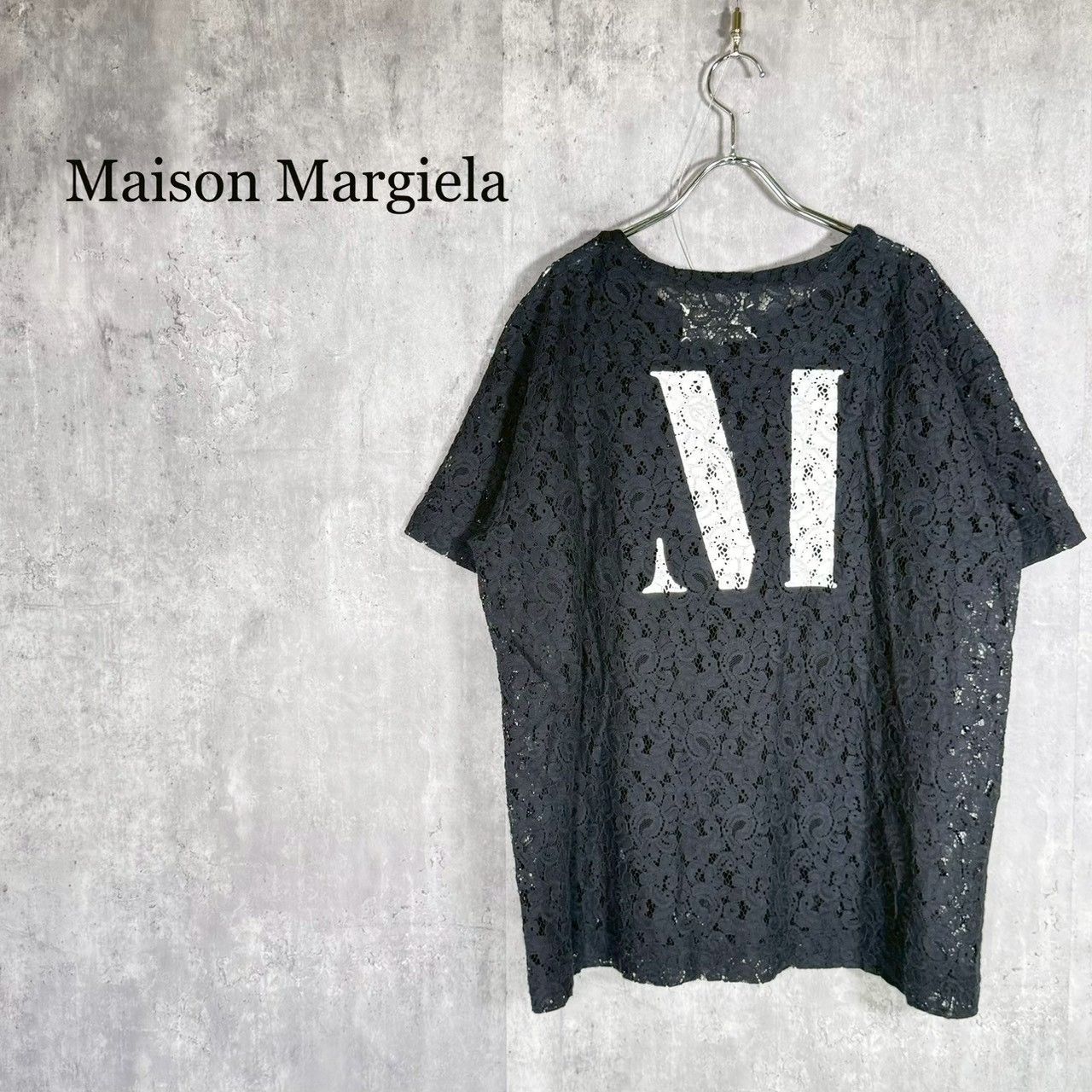 Maison Margiela』メゾンマルジェラ（44）バックロゴプリント レース