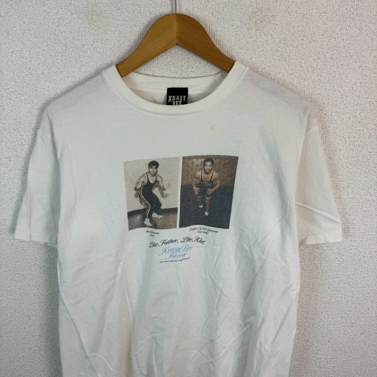 KRAZY BEE クレイジービー 山本KID 半袖 Tシャツ フォトプリント 