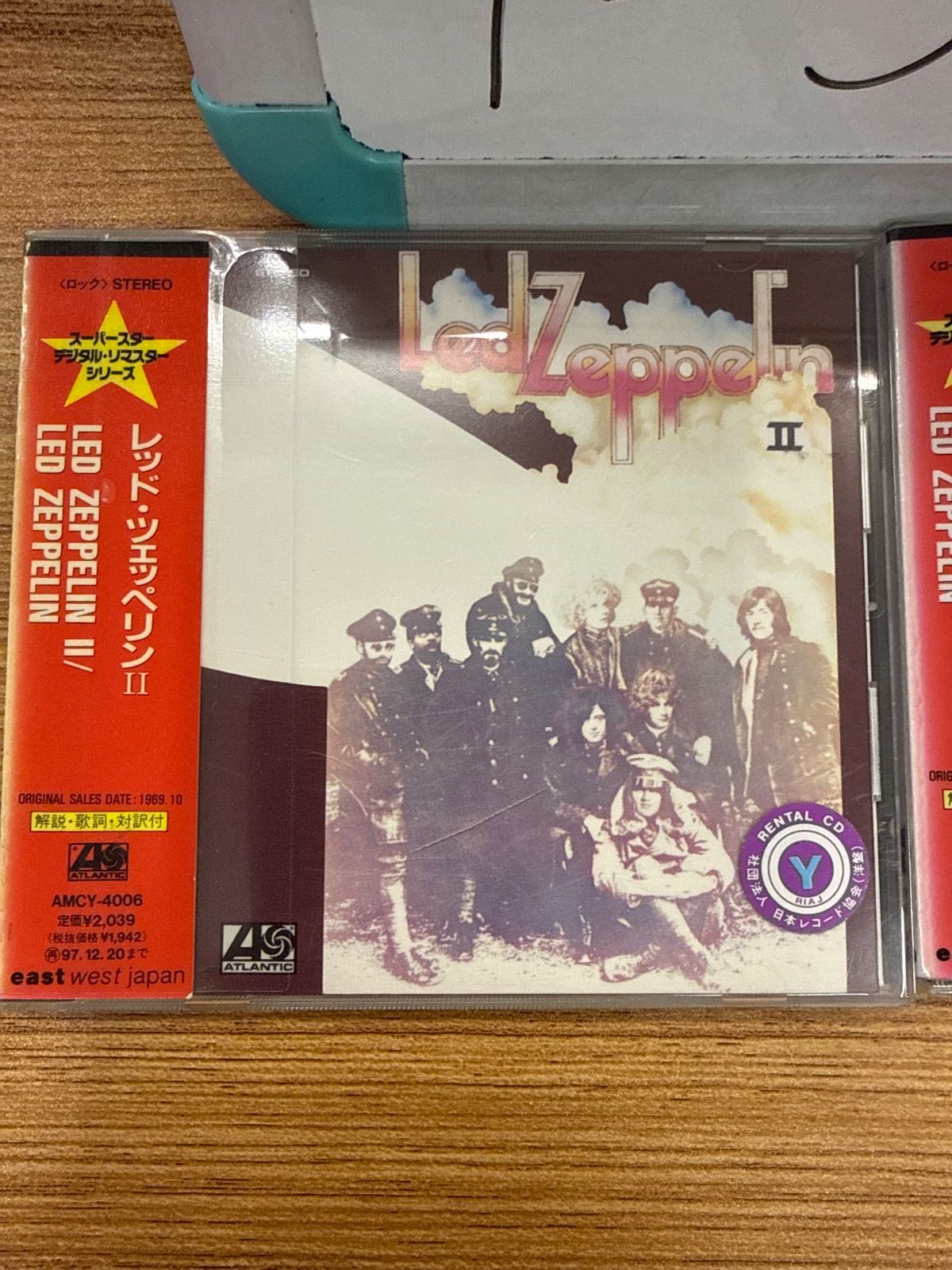 レッド・ツェッペリン Ⅱ Ⅳ CD 2枚セット まとめ売り バラ売り不可 