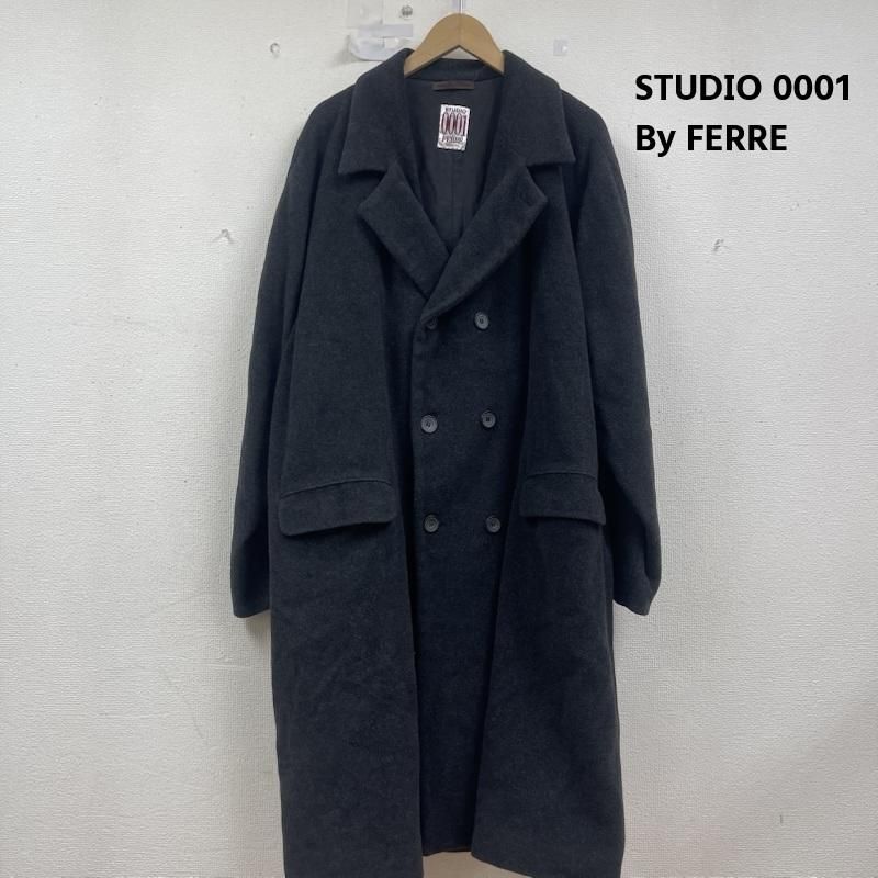 GIANFRANCO FERRE STUDIO カシミヤチェスターコート L メンズ