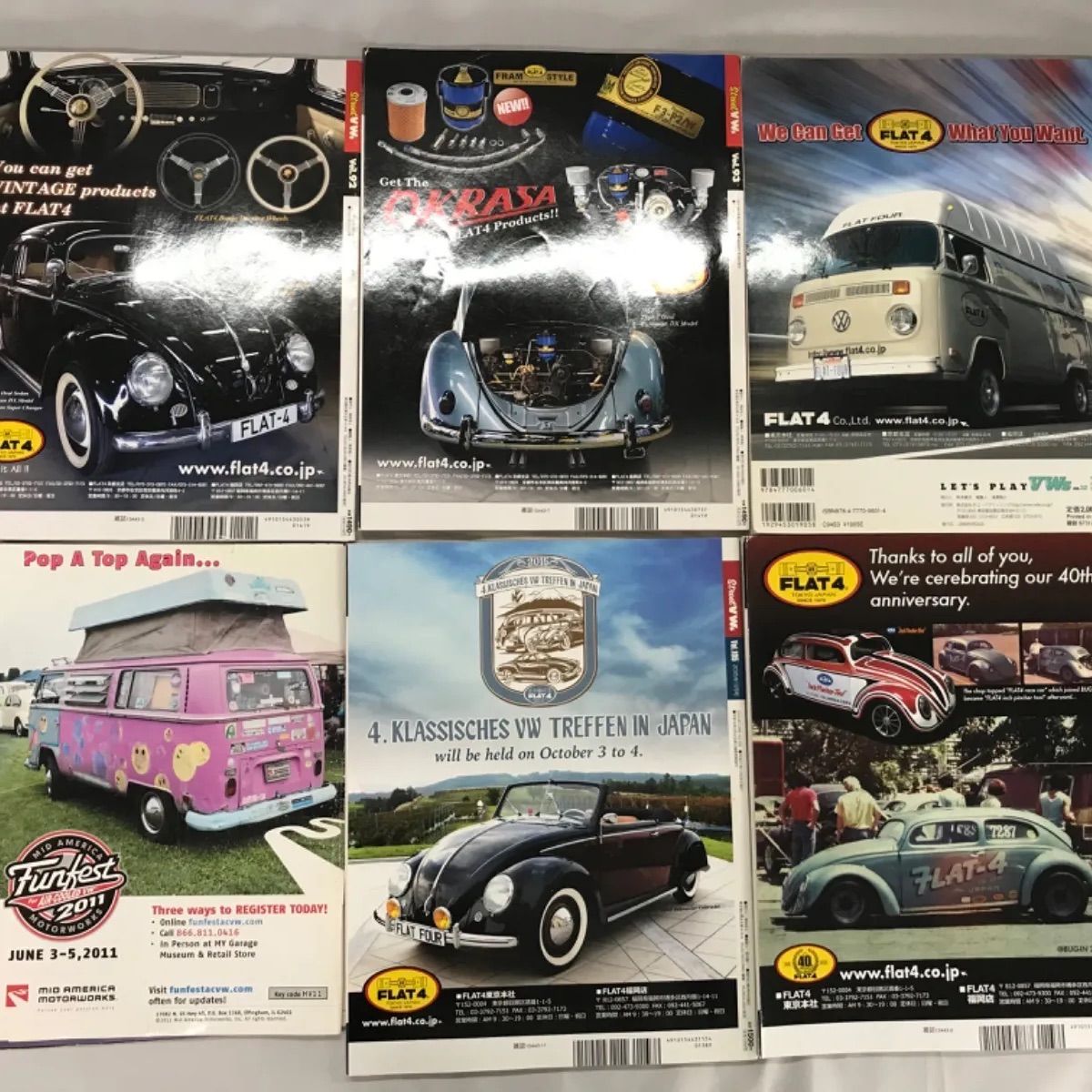 空冷VW 雑誌 6冊セット Street VWs / Let's Play VWs / hot VWs(志)A
