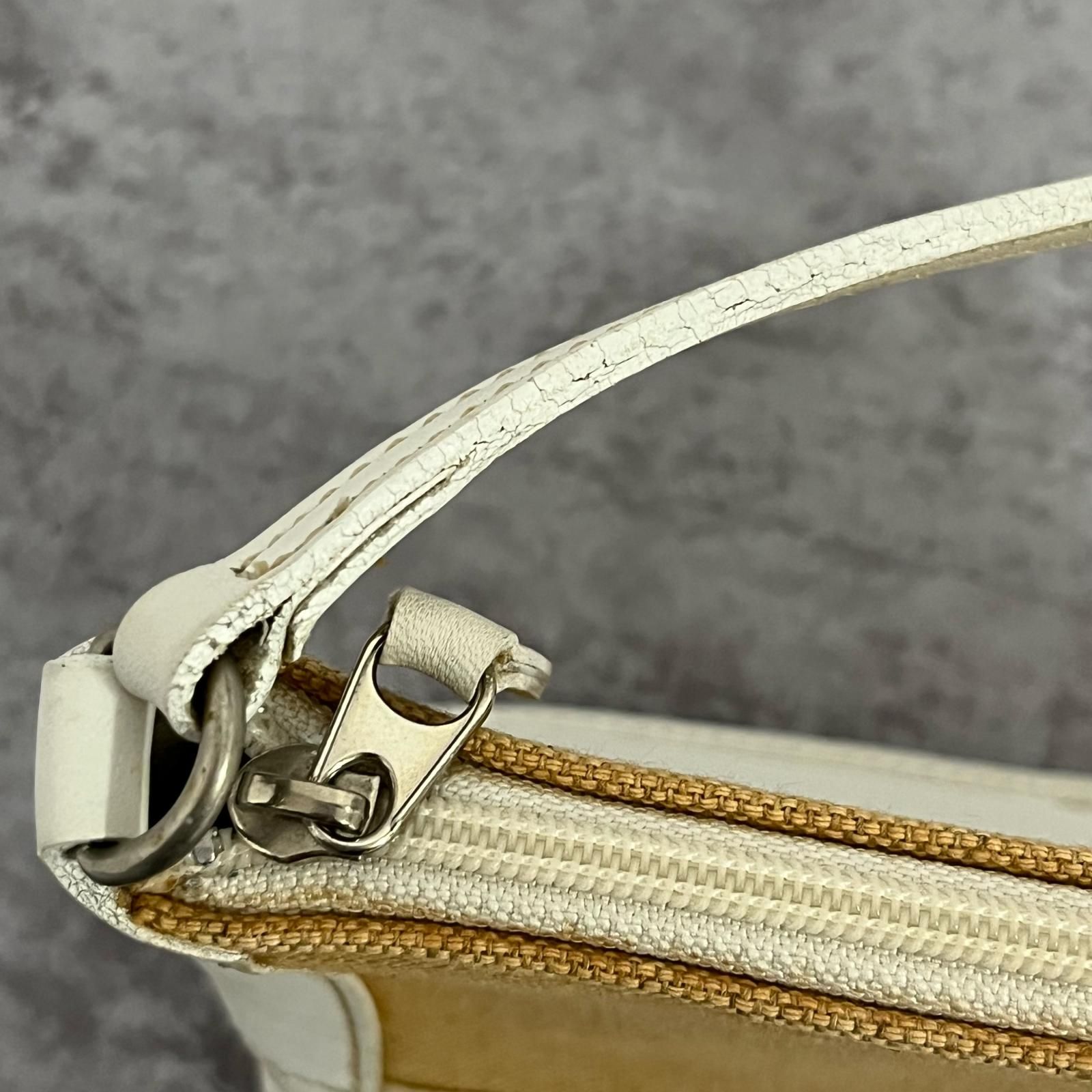 COACH】オールドコーチ キャンバスハンドバッグ アクセサリーポーチ 