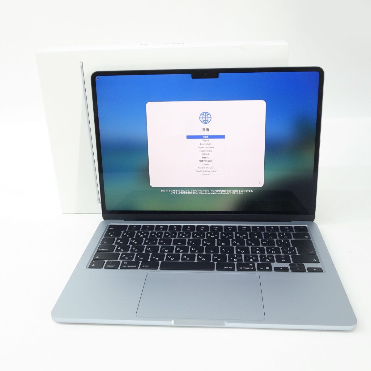 美品 MacBook Air M5 24GB/512GB スカイブルー - メルカリ