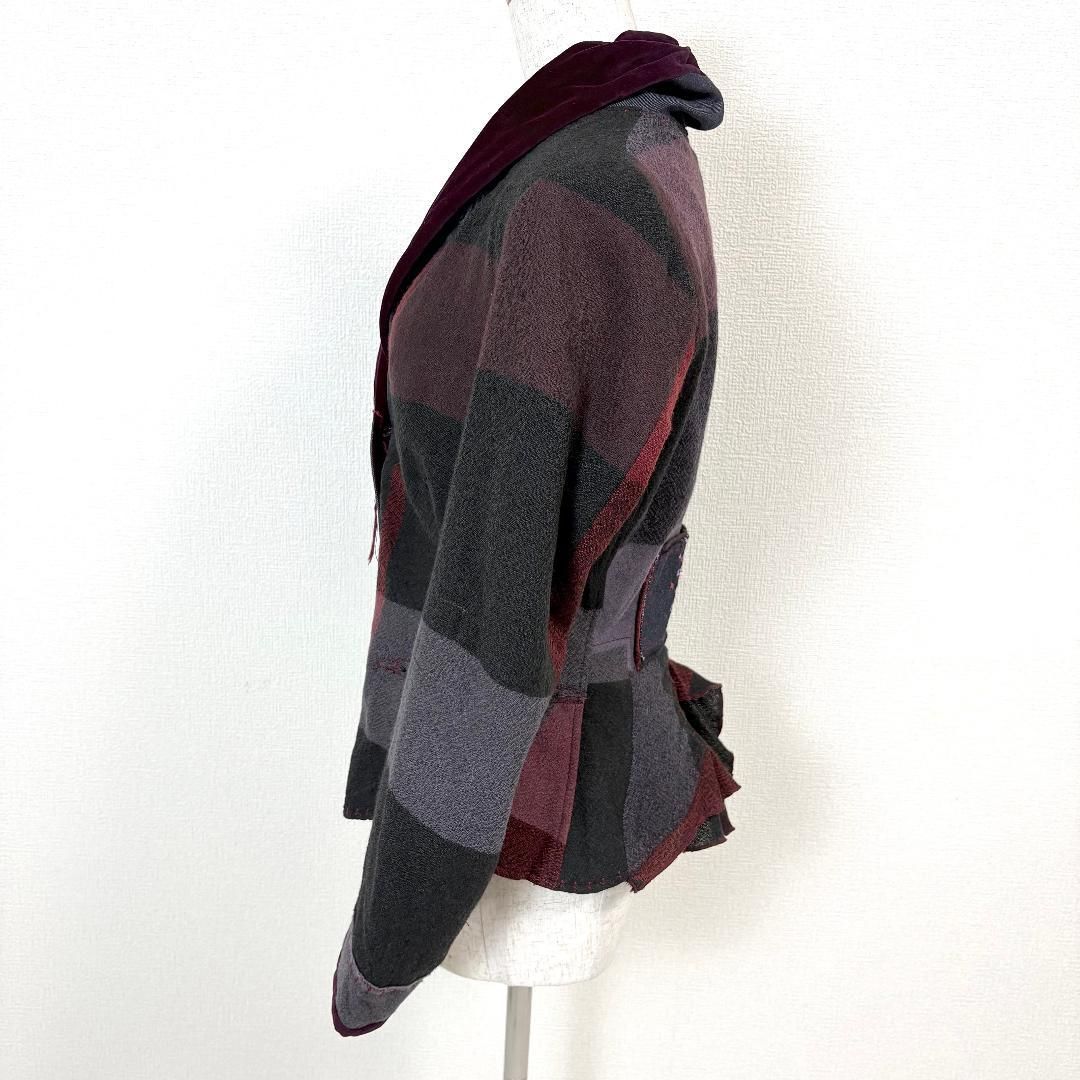 MARITHE FRANCOIS GIRBAUD ベロア襟長袖ジャケット S - メルカリ