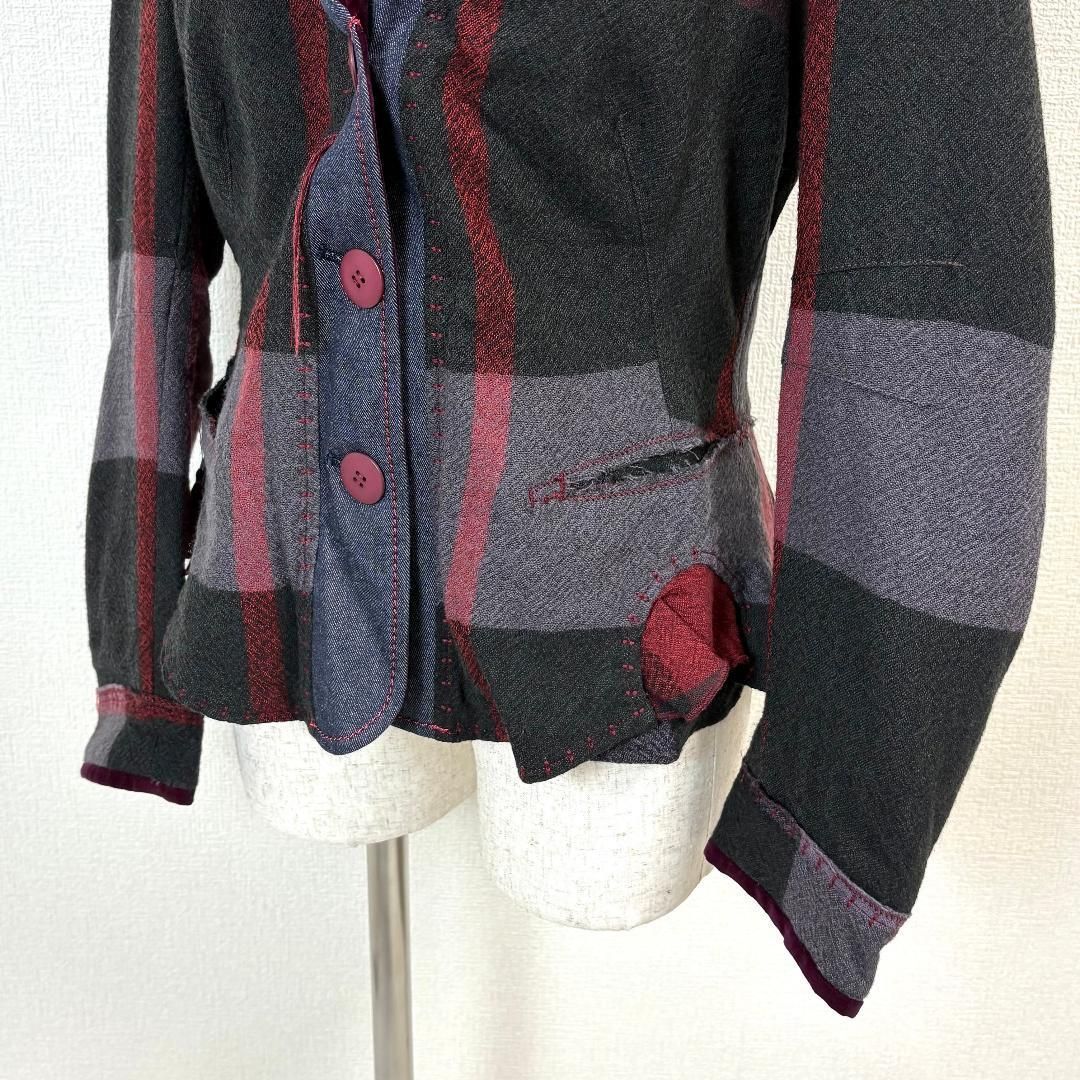 MARITHE FRANCOIS GIRBAUD ベロア襟長袖ジャケット S - メルカリ