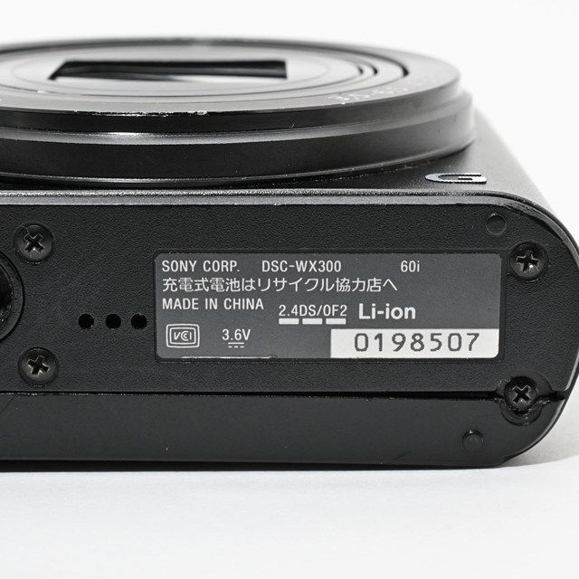 並品＞ SONY Cyber-shot DSC-WX300 ブラック｜コンパクトデジタル 