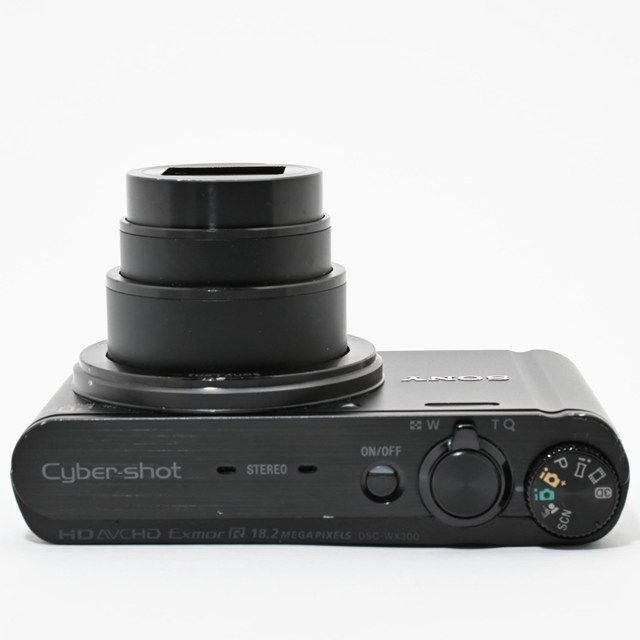 並品＞ SONY Cyber-shot DSC-WX300 ブラック｜コンパクトデジタル 