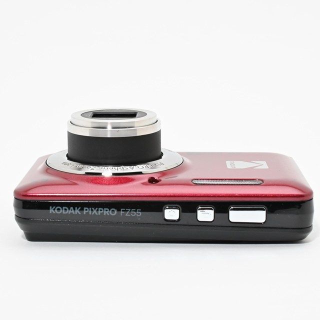 美品＞ KODAK PIXPRO FZ55-RD レッド｜コンパクトデジタルカメラ｜有効 