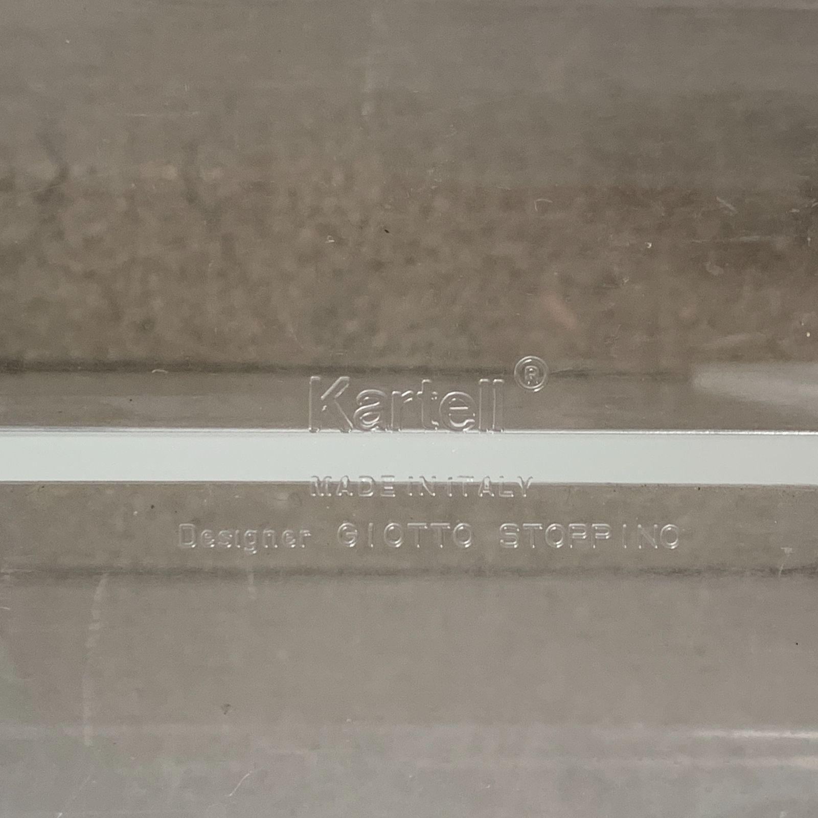 Kartell 4676 カルテル ポルタリビステ マガジンラック シルバー