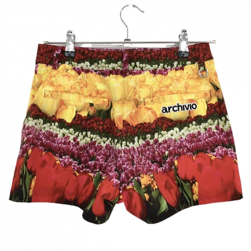 超美品】アルチビオ ショートパンツ レッド×イエロー×グリーン