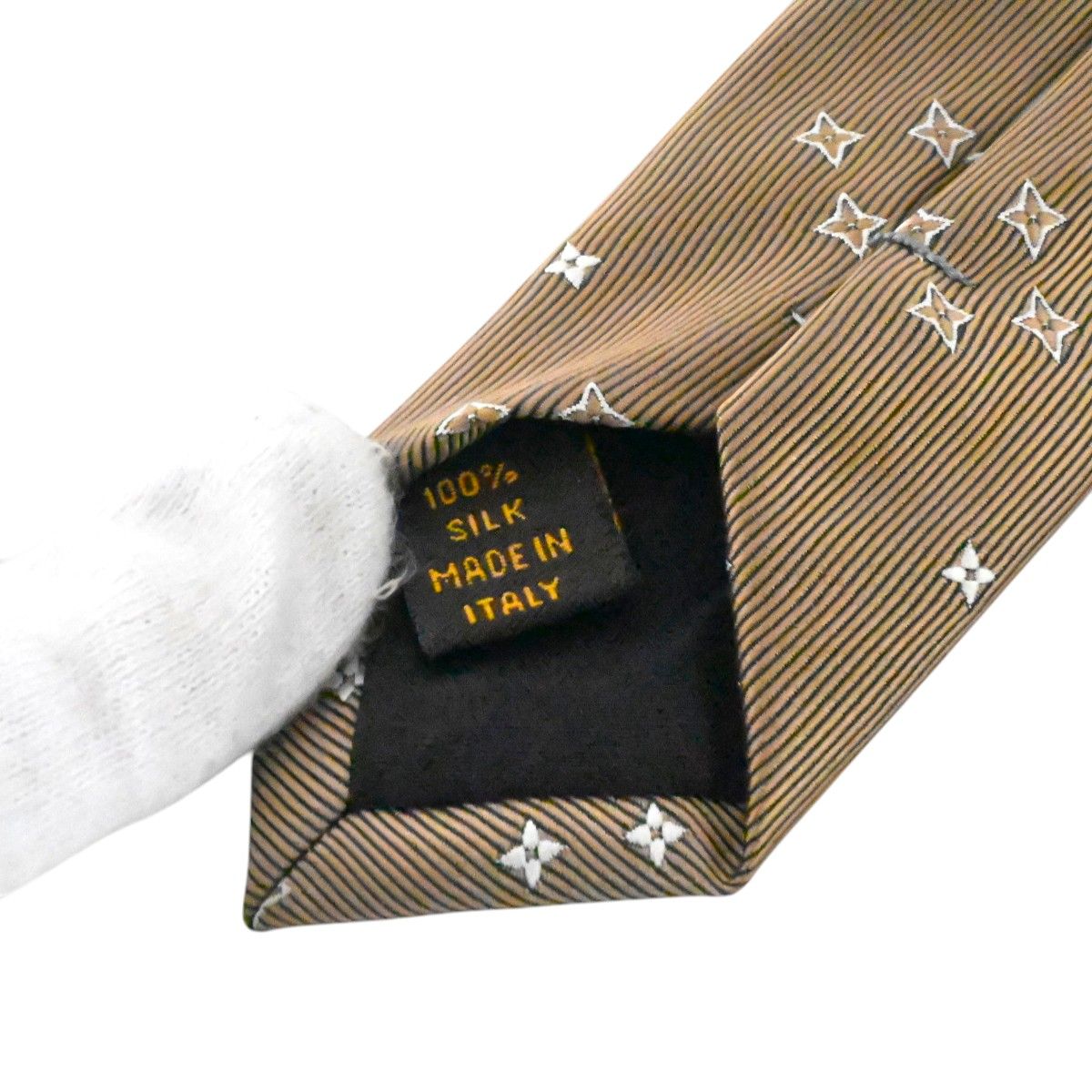 LOUIS VUITTON ルイヴィトン ロゴ総柄 シルク ネクタイ チャ K2603-k110NP LOUIS VUITTON ルイヴィトン ロゴ総柄 シルク ネクタイ チャ K2603