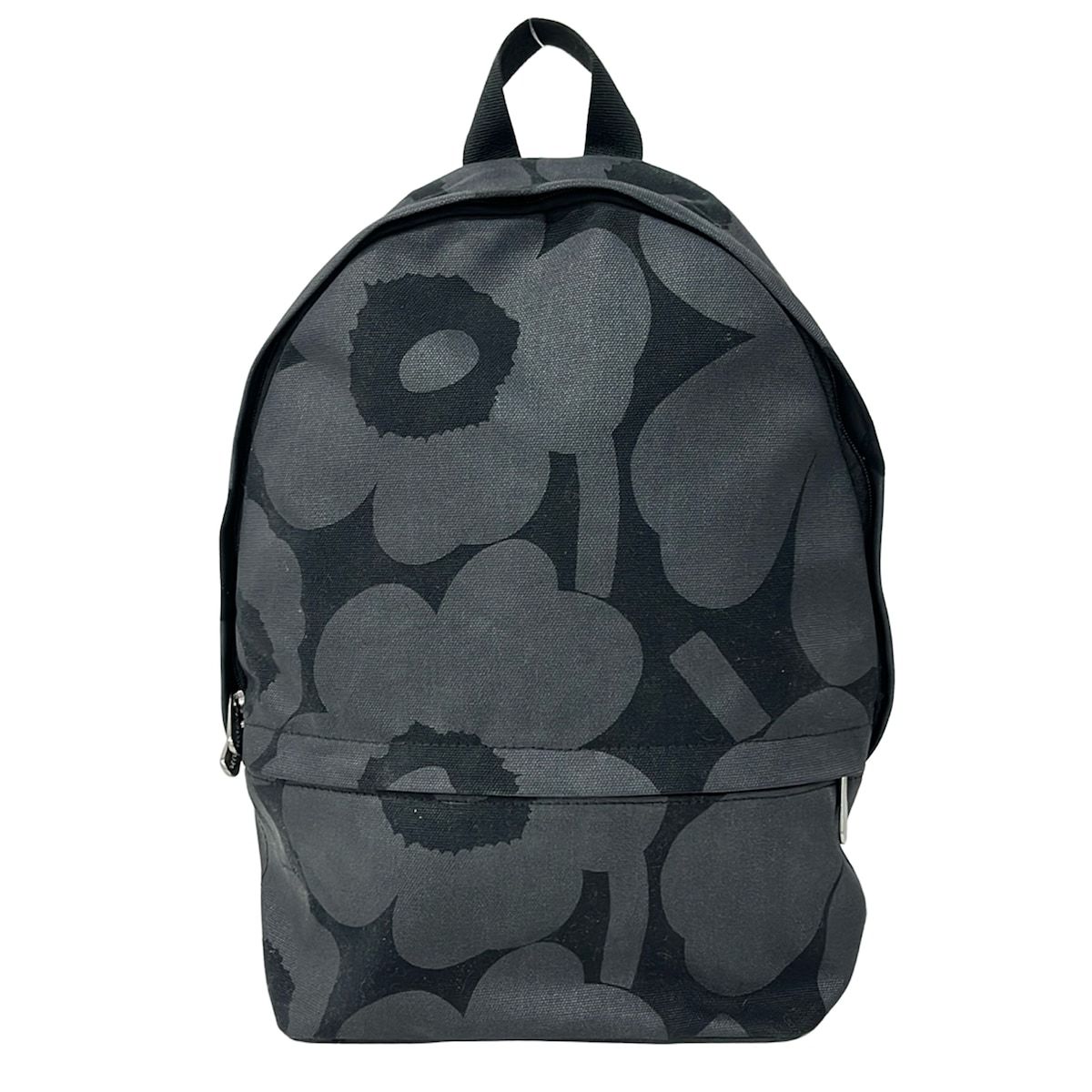 marimekko(マリメッコ) リュックサック グレー×黒 ウニッコ - メルカリ