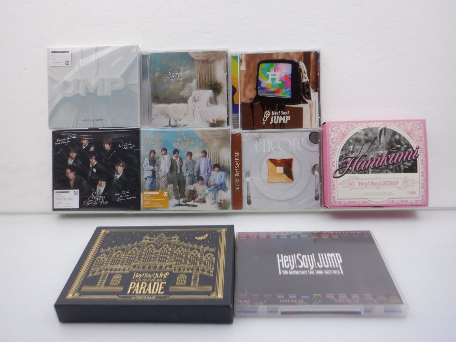 Hey!Say!JUMP2008コンサートグッズ　DVD　CDまとめ売り Hey!Say!JUMP まとめ 計22点セット アルバム、DVDシングル、ライブDVD アイドル