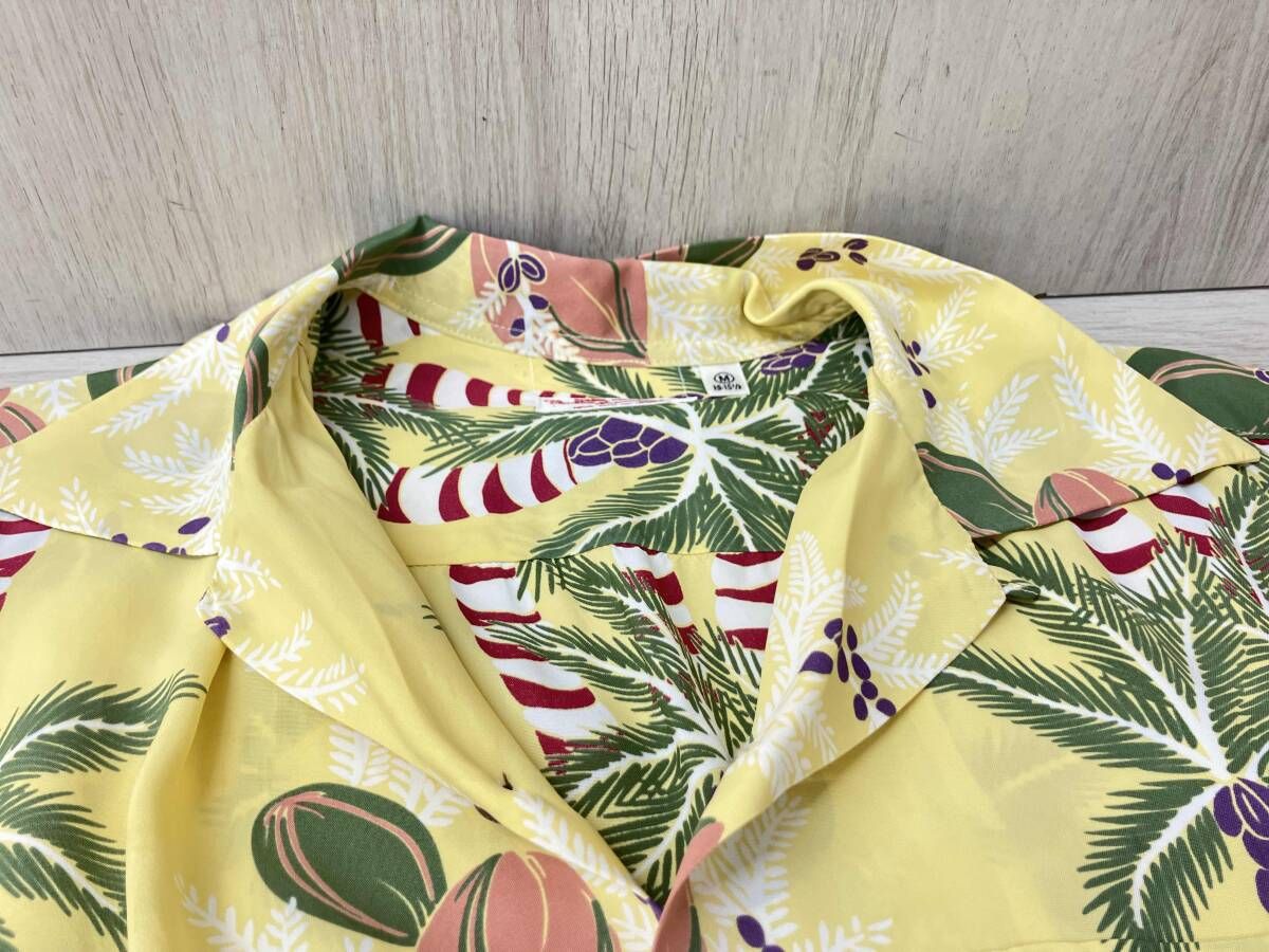 SUN SURF/サンサーフ/アロハシャツ/SS36030/PALMS BORDER/イエロー/M
