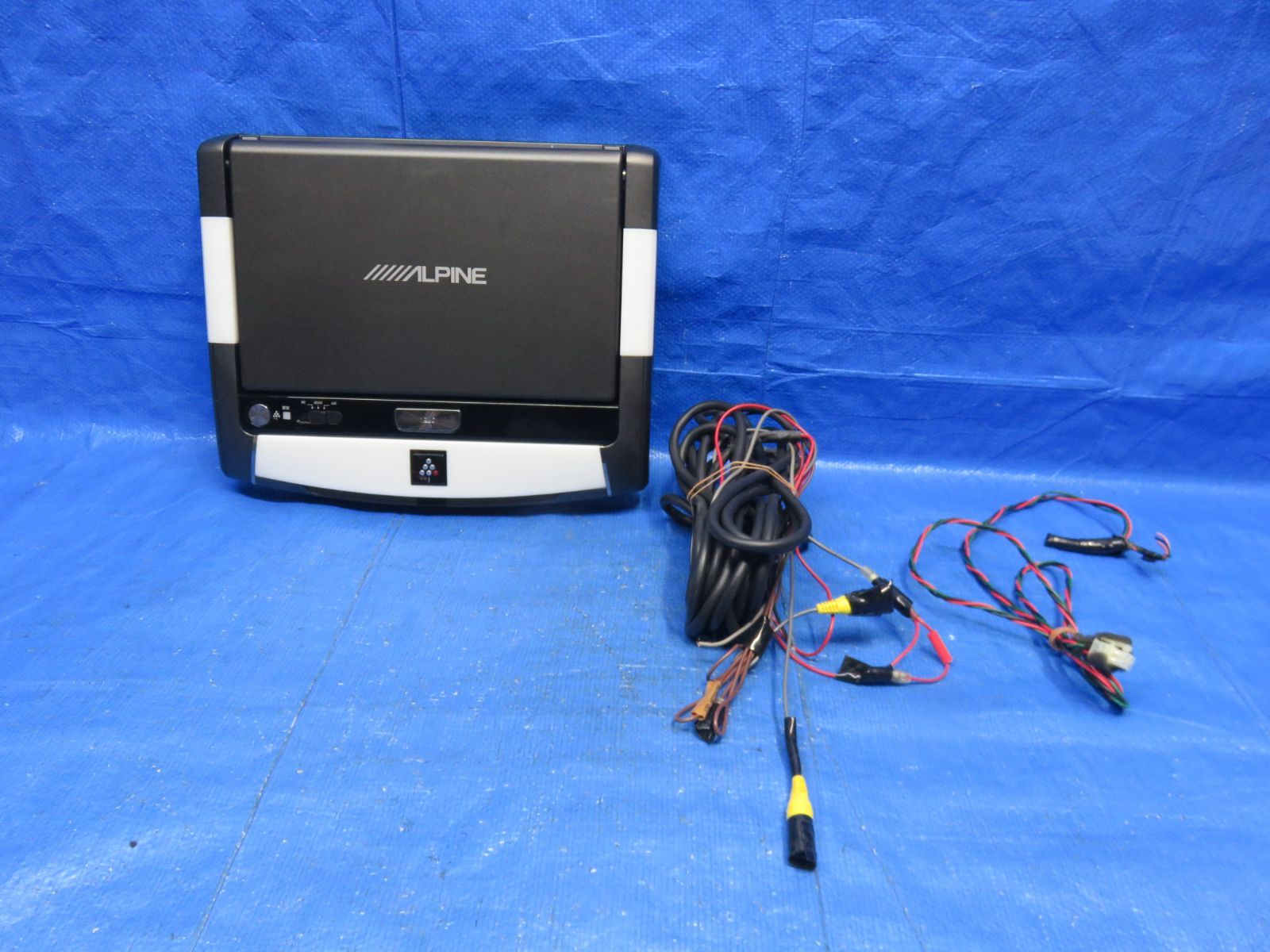 LA9696* 保証付 アルパイン 10.2インチ フリップダウンモニター WVGA /ALPINE PCX-R3500B プラズマクラスター搭載 /配線付