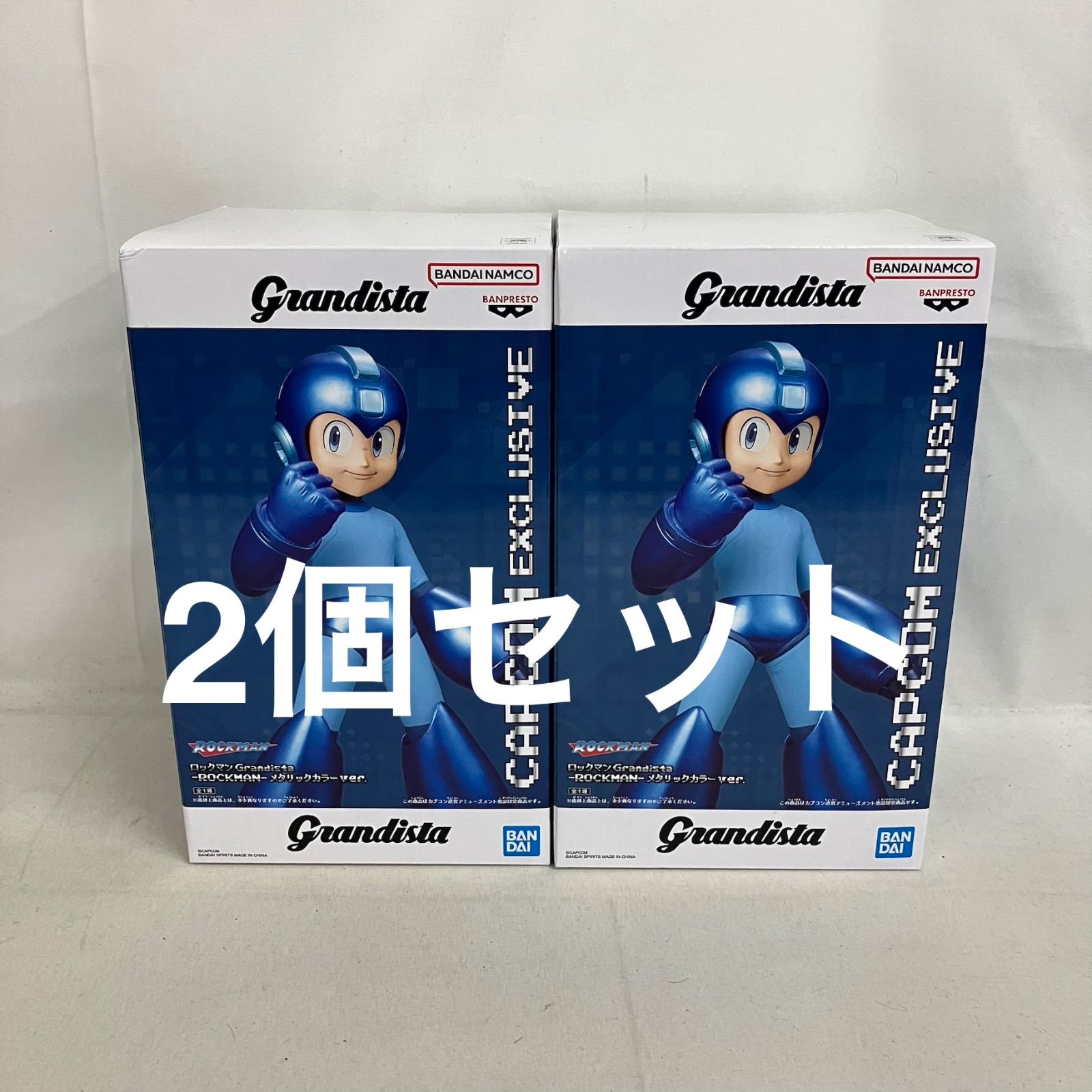 未開封 ロックマン Grandista メタリックカラーver カプコン限定 未開封 ロックマン Grandista メタリックカラーver カプコン限定