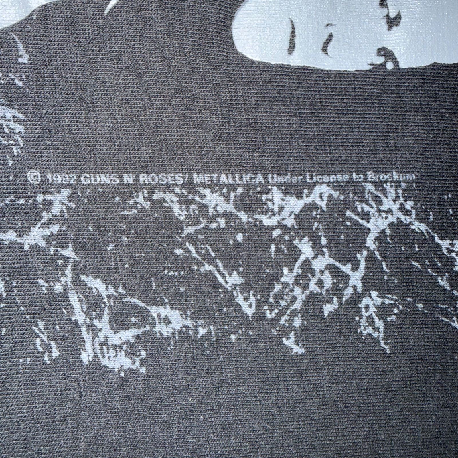90s METALLICA&GUNS N ROSES 1992 TOUR tee Tシャツ バンドT ロックT 