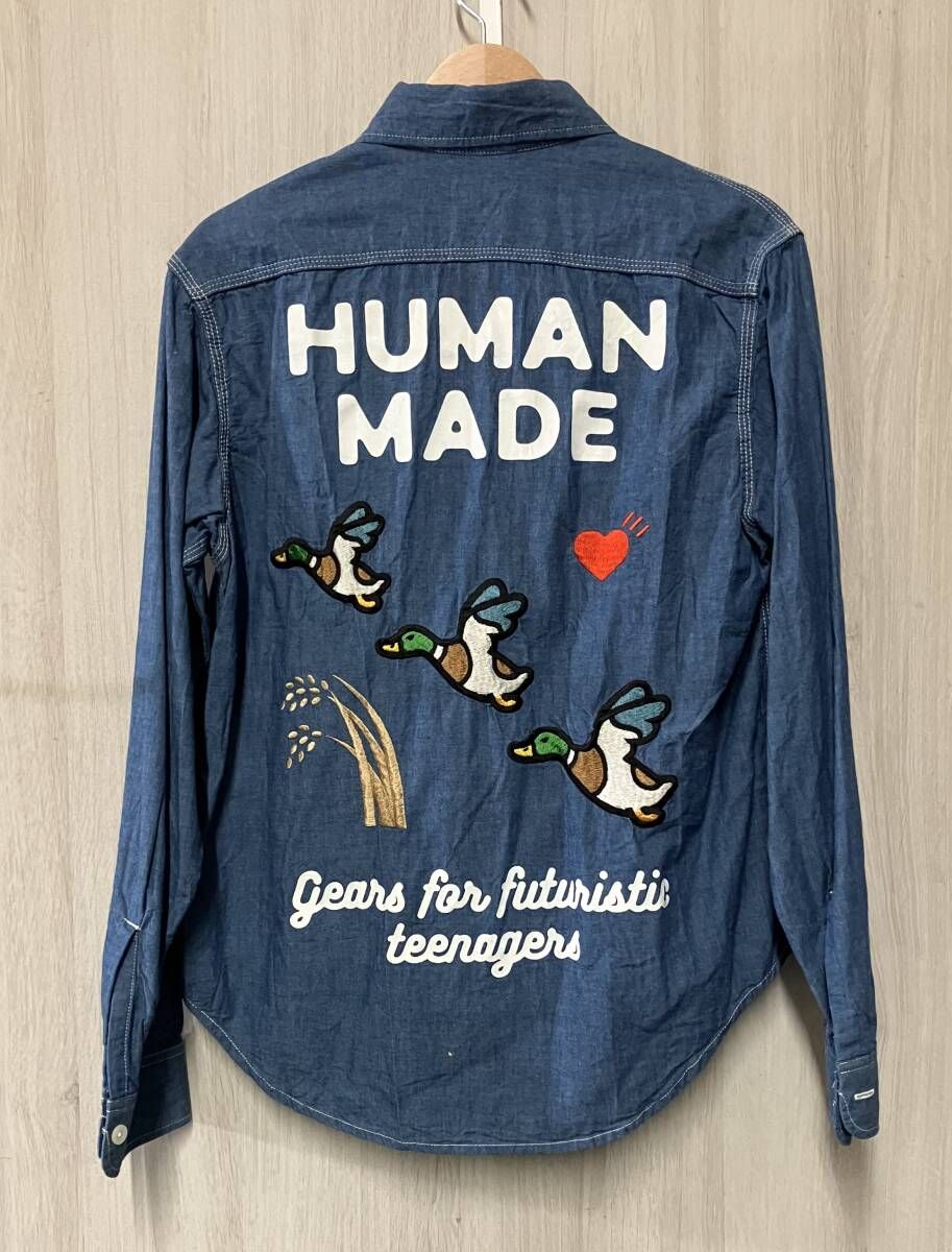 HUMAN MADE/ヒューマンメイド/CHAMBRAY SHIRT/シャンブレーシャツ/長袖