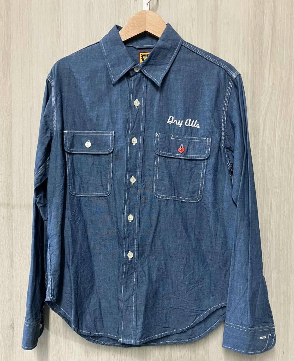 HUMAN MADE/ヒューマンメイド/CHAMBRAY SHIRT/シャンブレーシャツ/長袖