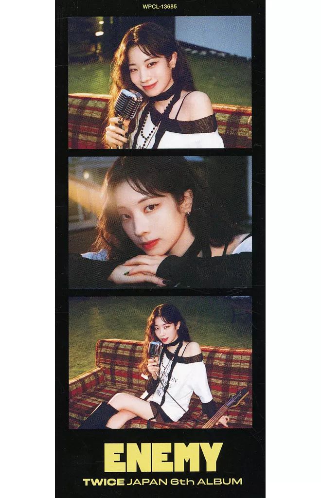 中古】キャラカード ダヒョン(TWICE) 3カットフォト 「CD ENEMY 初回