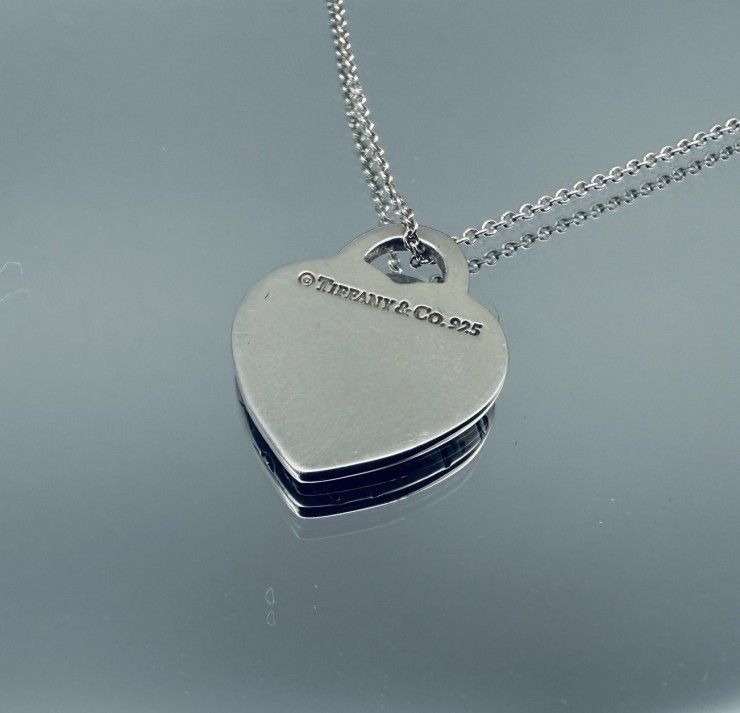 TIFFANY&Co. ティファニー ノーツ ハート ネックレスSV925 シルバー