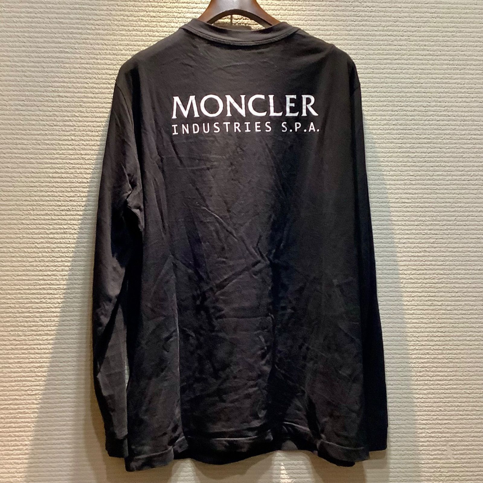 モンクレール MONCLER 23AWバックプリント ロゴ ロンT ロングTシャツ 
