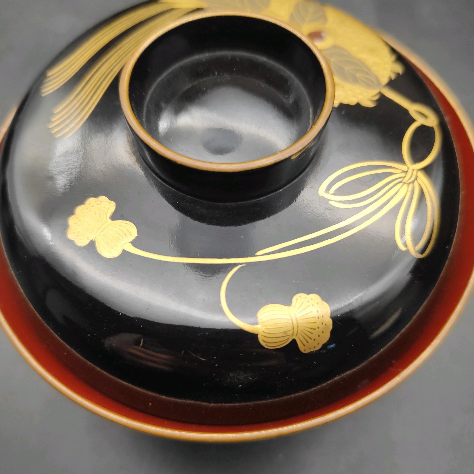 漆器 蒔絵 菓子椀2客 明治時代アンティーク 骨董 漆器 蒔絵 菓子椀2客