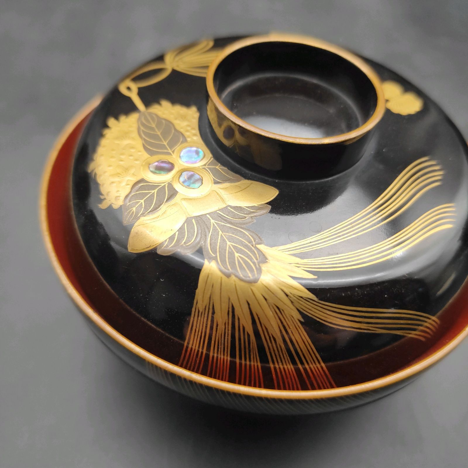 漆器 蒔絵 菓子椀2客 明治時代アンティーク 骨董 漆器 蒔絵 菓子椀2客