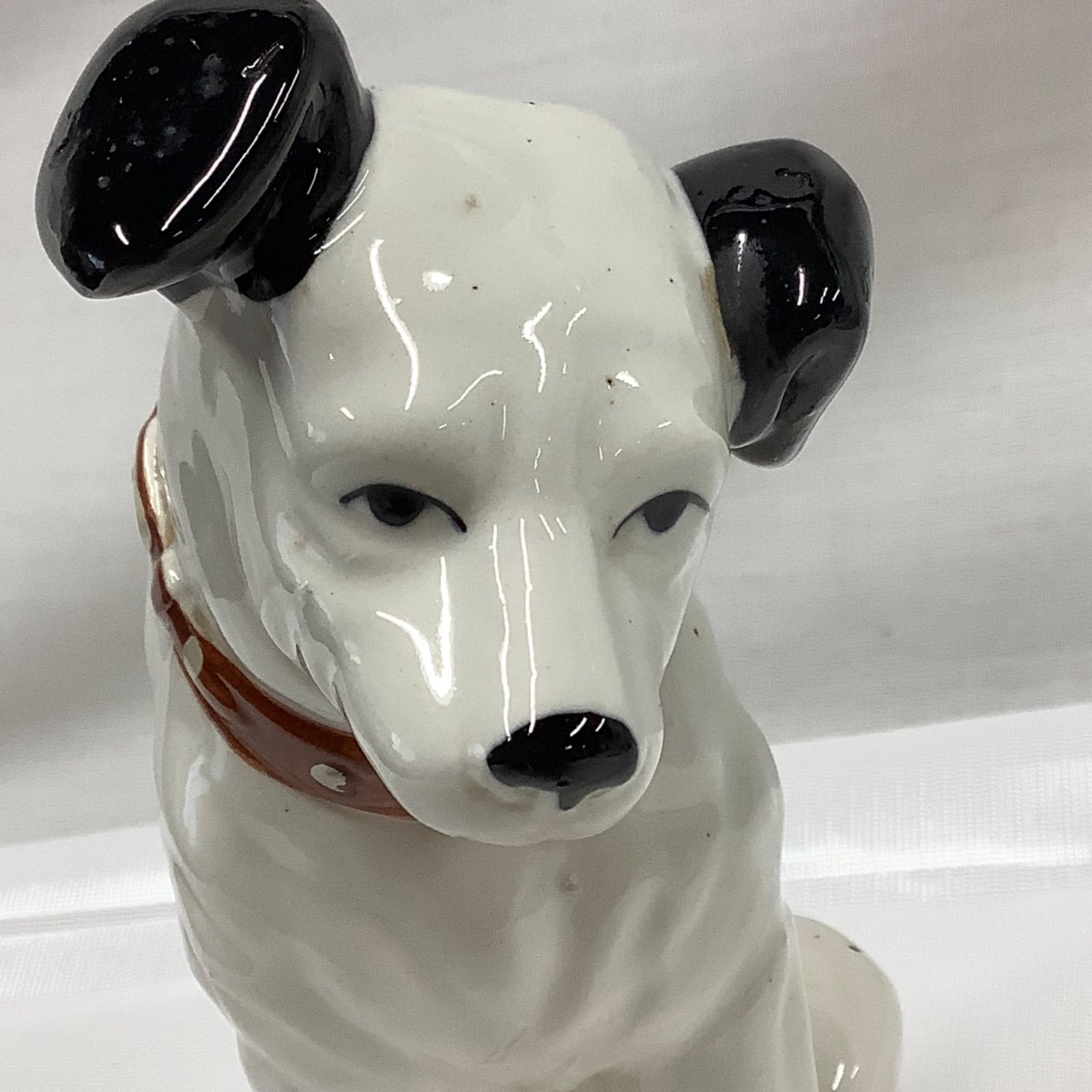 昭和レトロ 日本ビクター ニッパー犬 置物 高さ16.5㎝ U868 - メルカリ