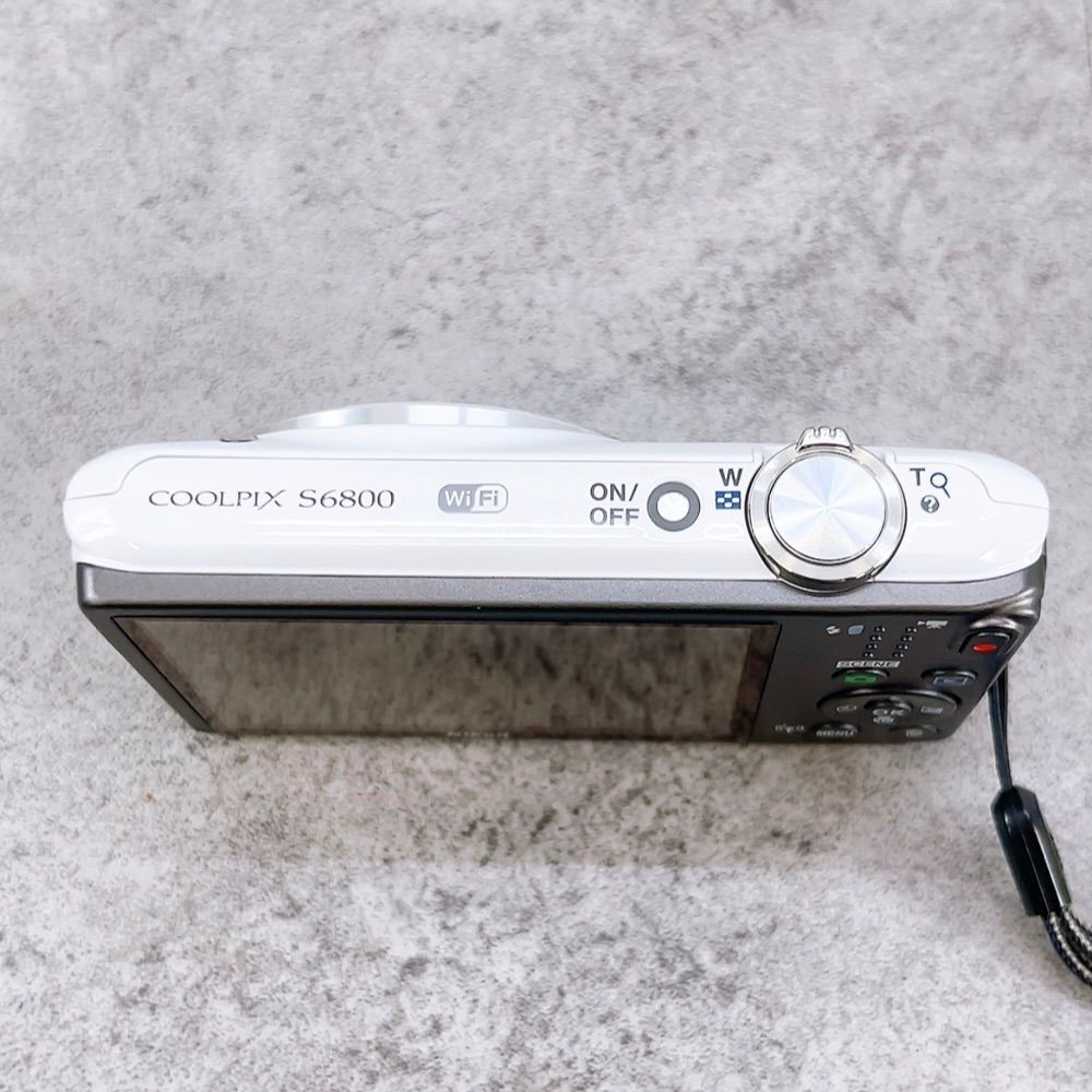 H-1178 Nikon COOLPIX S6800 ホワイト 動作品 12倍光学ズーム