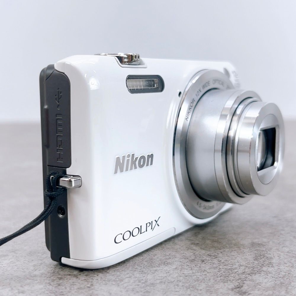 H-1178 Nikon COOLPIX S6800 ホワイト 動作品 12倍光学ズーム