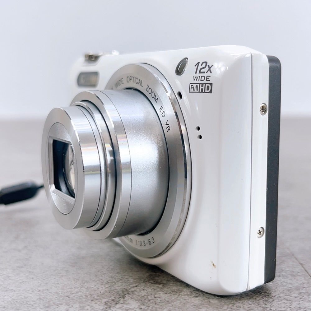 H-1178 Nikon COOLPIX S6800 ホワイト 動作品 12倍光学ズーム