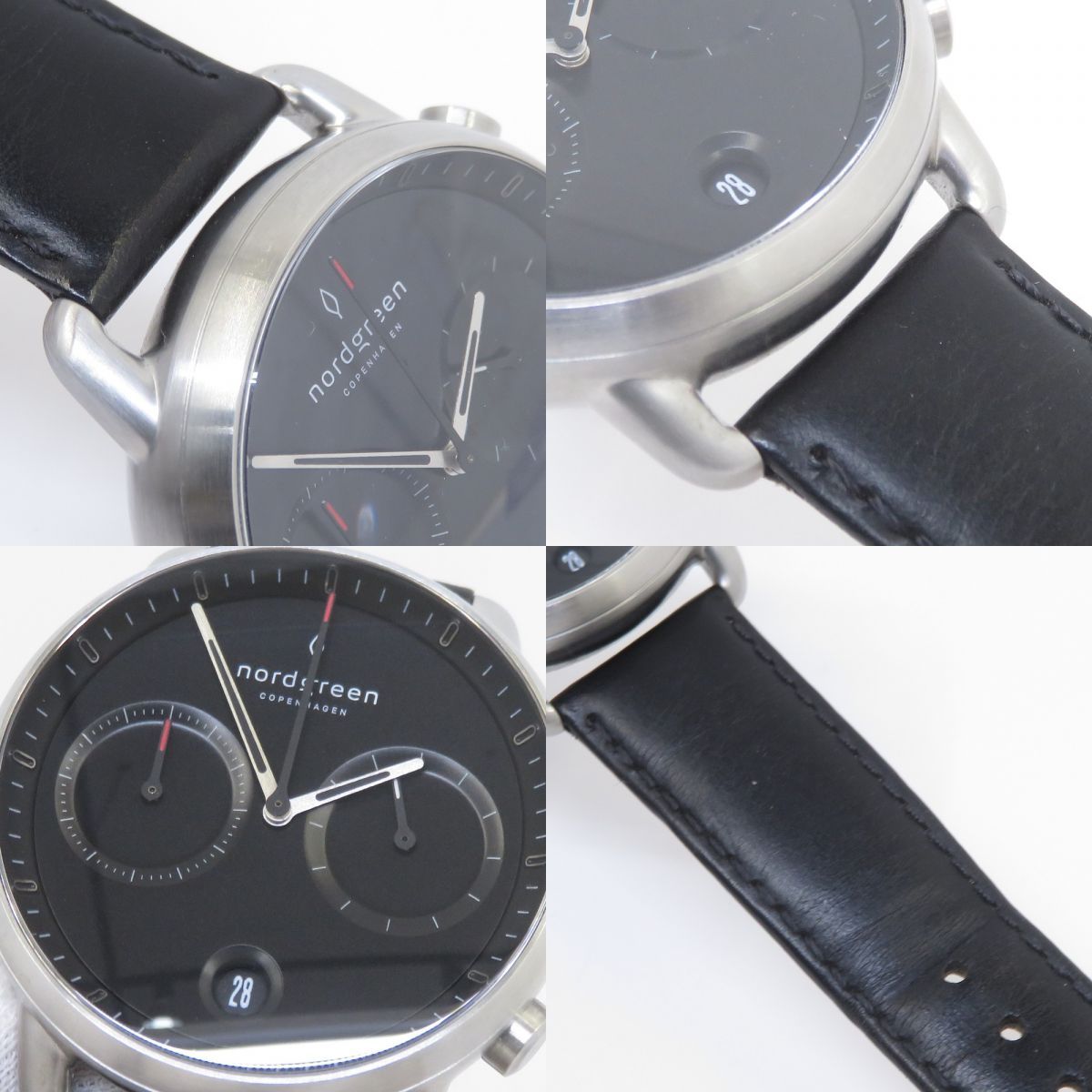 Nordgreen ノードグリーン Pioneer 42mm クロノグラフ クオーツ 腕時計 