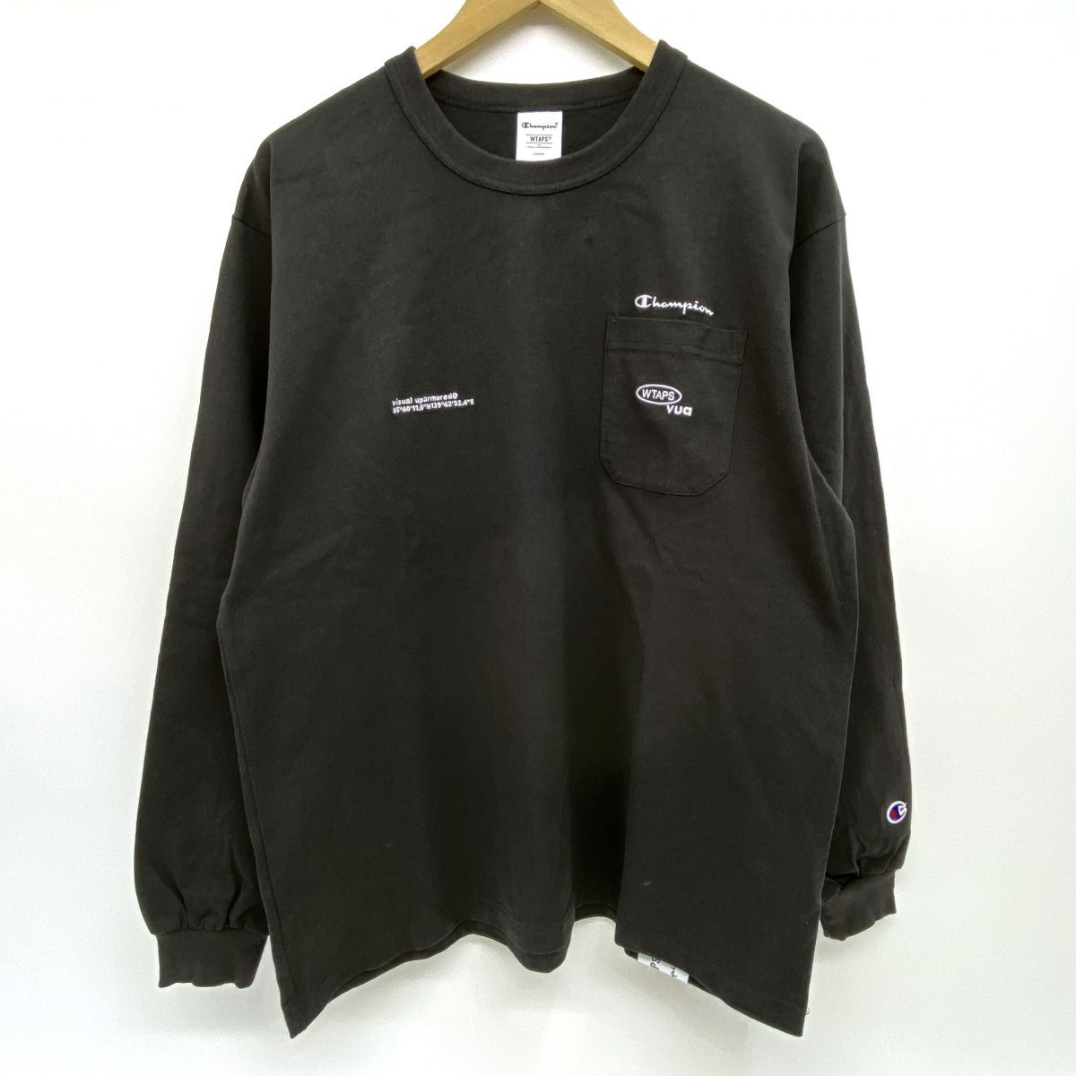 wtaps ACADEMY LS CHAMPION ロンT BLACK L 【公式通販】