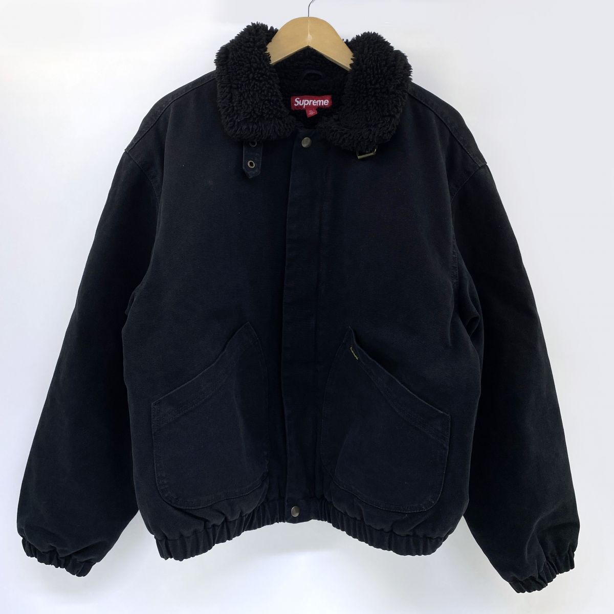 Supreme シュプリーム Faux Shearling Lined Bomber Jacket フェイク 