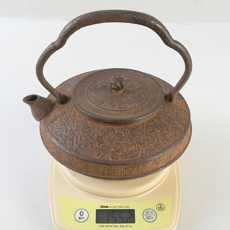南部鉄器 桜文 鉄瓶 鉄釜 【公式通販】