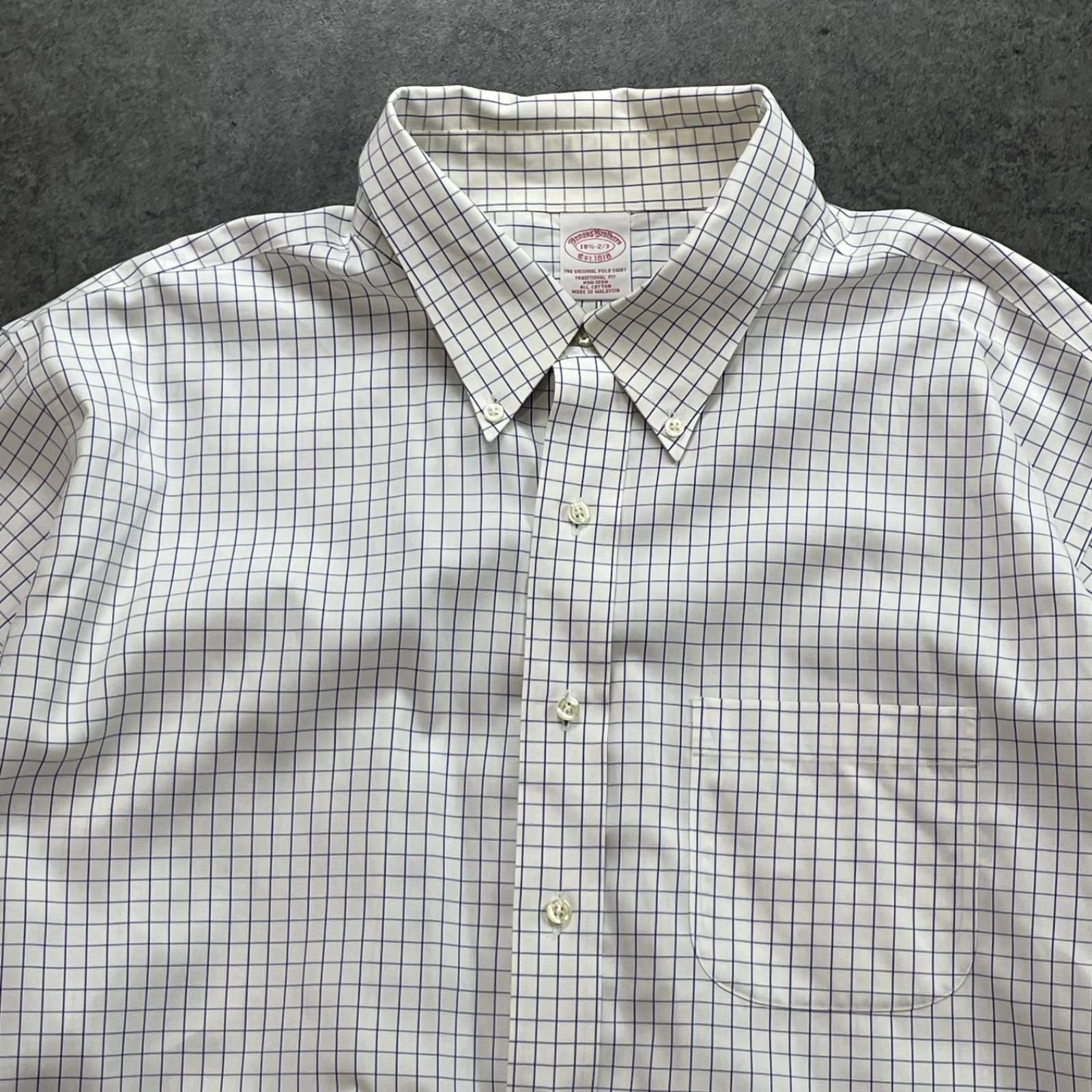 Brooks Brothers ブルックスブラザーズ NON-IRON チェック BD ボタンダウン 長袖シャツ L/メンズ Brooks Brothers NON-IRON L/S BD Shirt ブルックスブラザーズ 長袖