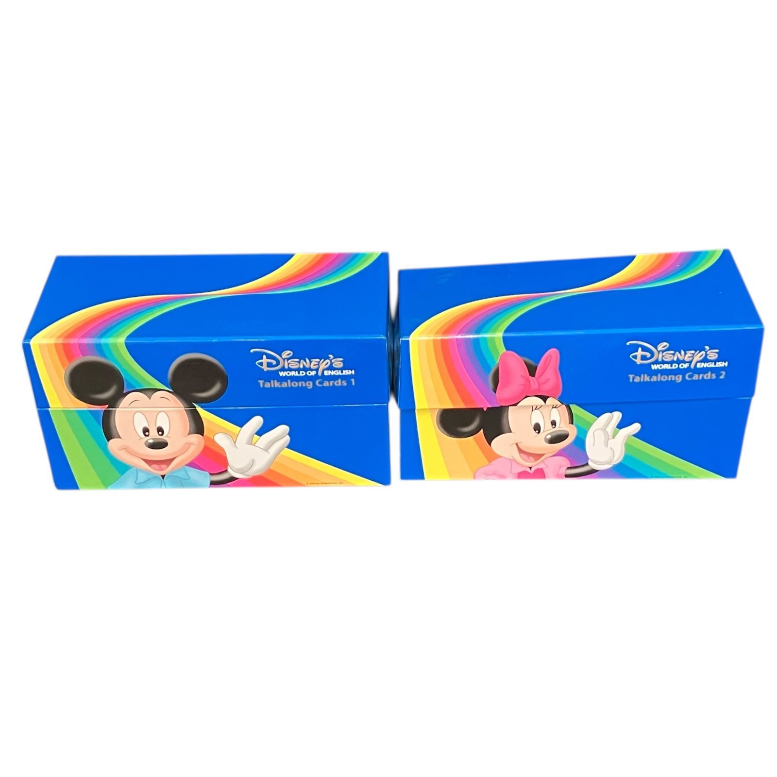 長】Disney's WORLD OF ENGLISH Talkalong Cards 1＆2 ディズニー英語
