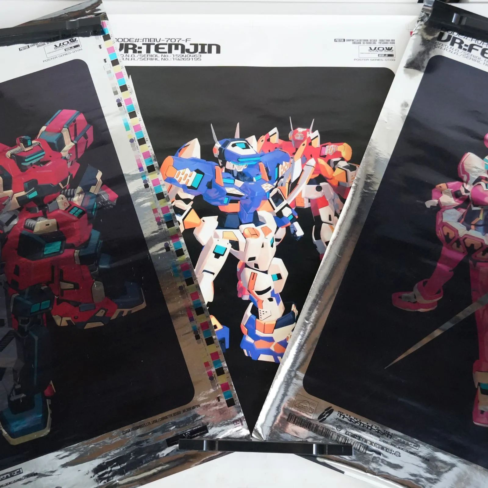 IM] 当時物 セガ 電脳戦機バーチャロン オラトリオタングラム ポスター