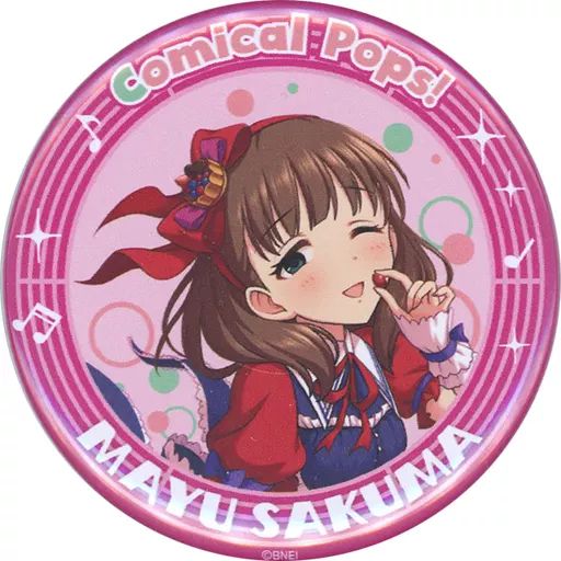 中古】バッジ・ピンズ 佐久間まゆ(7thLIVE TOUR Comical Pops! Ver