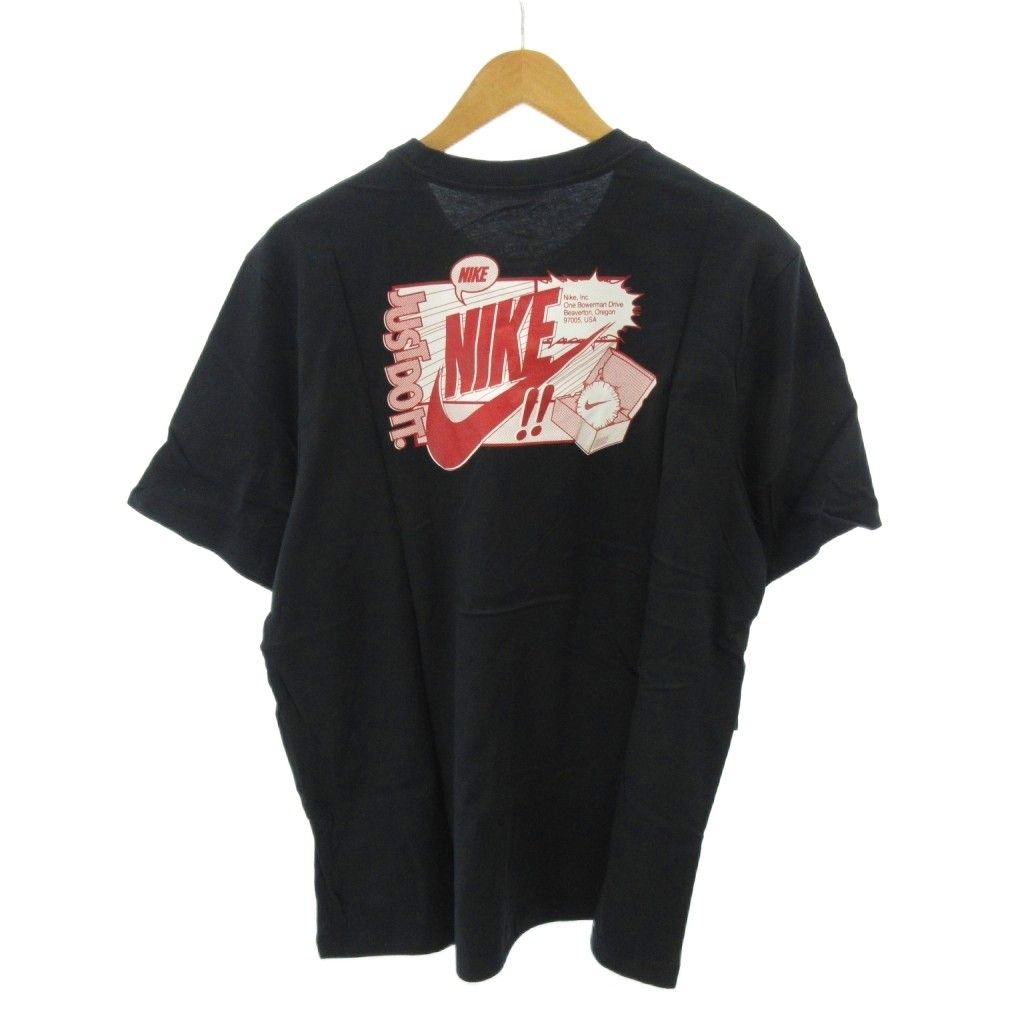 ナイキ NIKE タグ付き Tシャツ イラスト 両面プリント 半袖 XXL