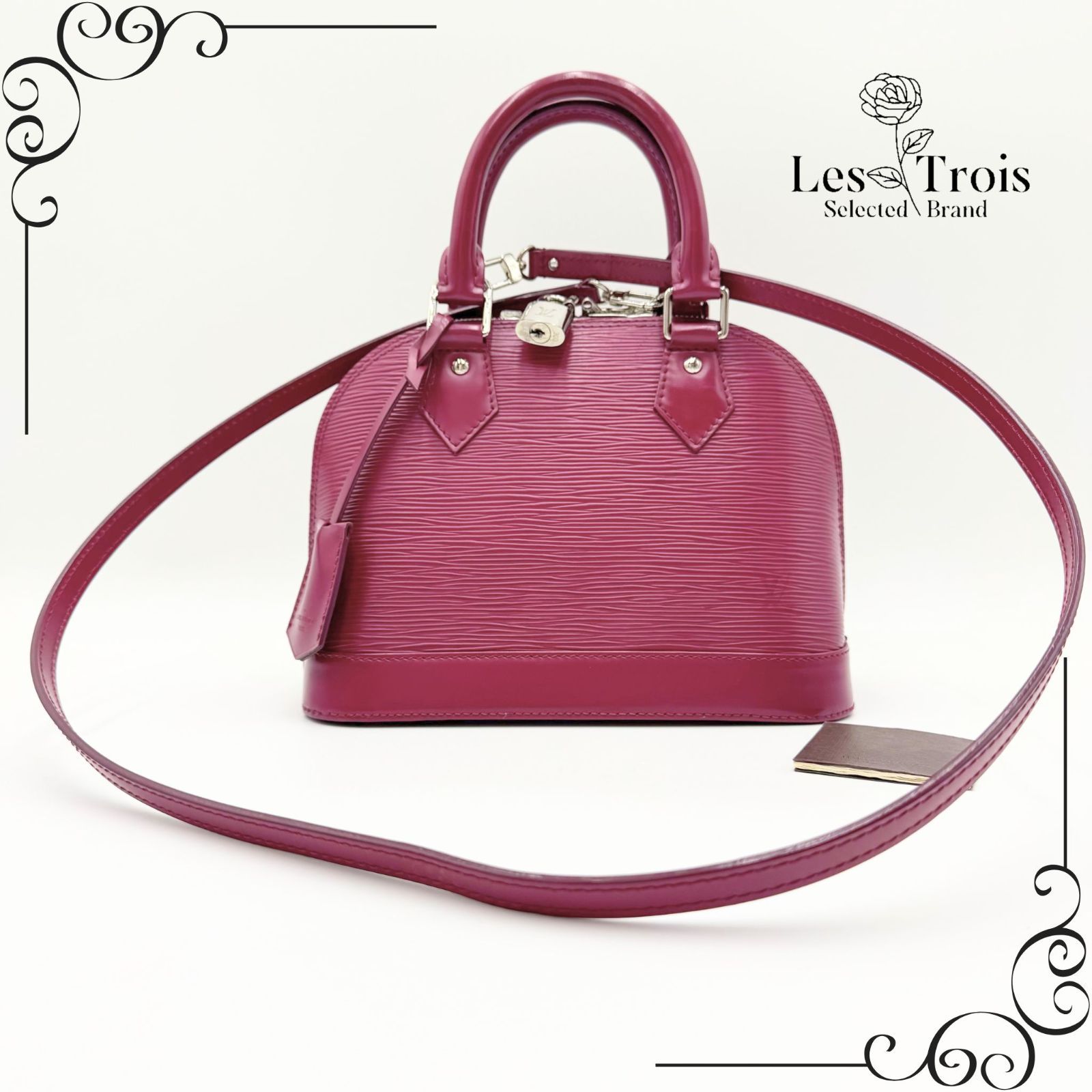 LOUIS VUITTON ルイヴィトン アルマBB エピ 2WAY ハンドバッグ 