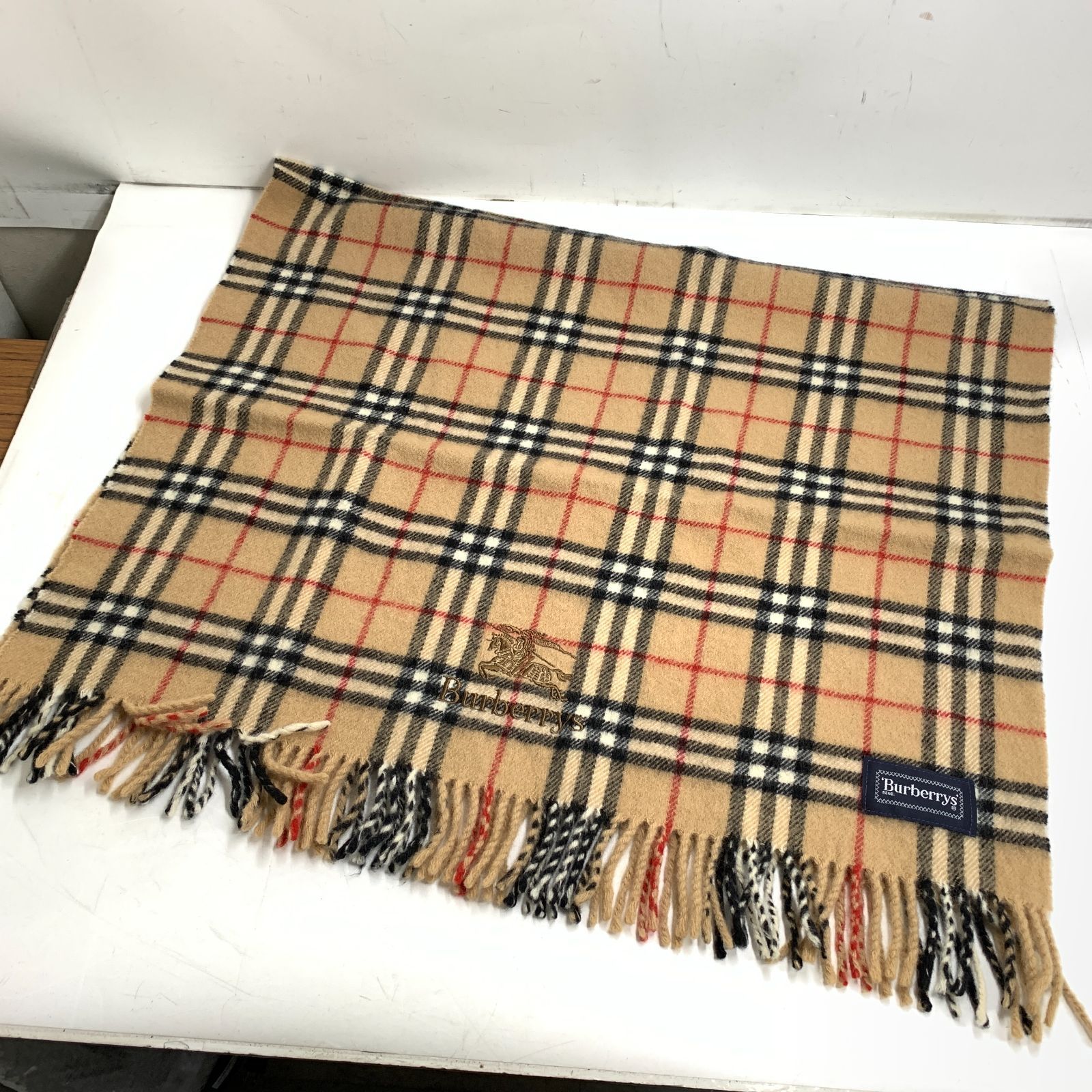 f001 L BURBERRY バーバリー ストール ひざ掛け ノバチェック 