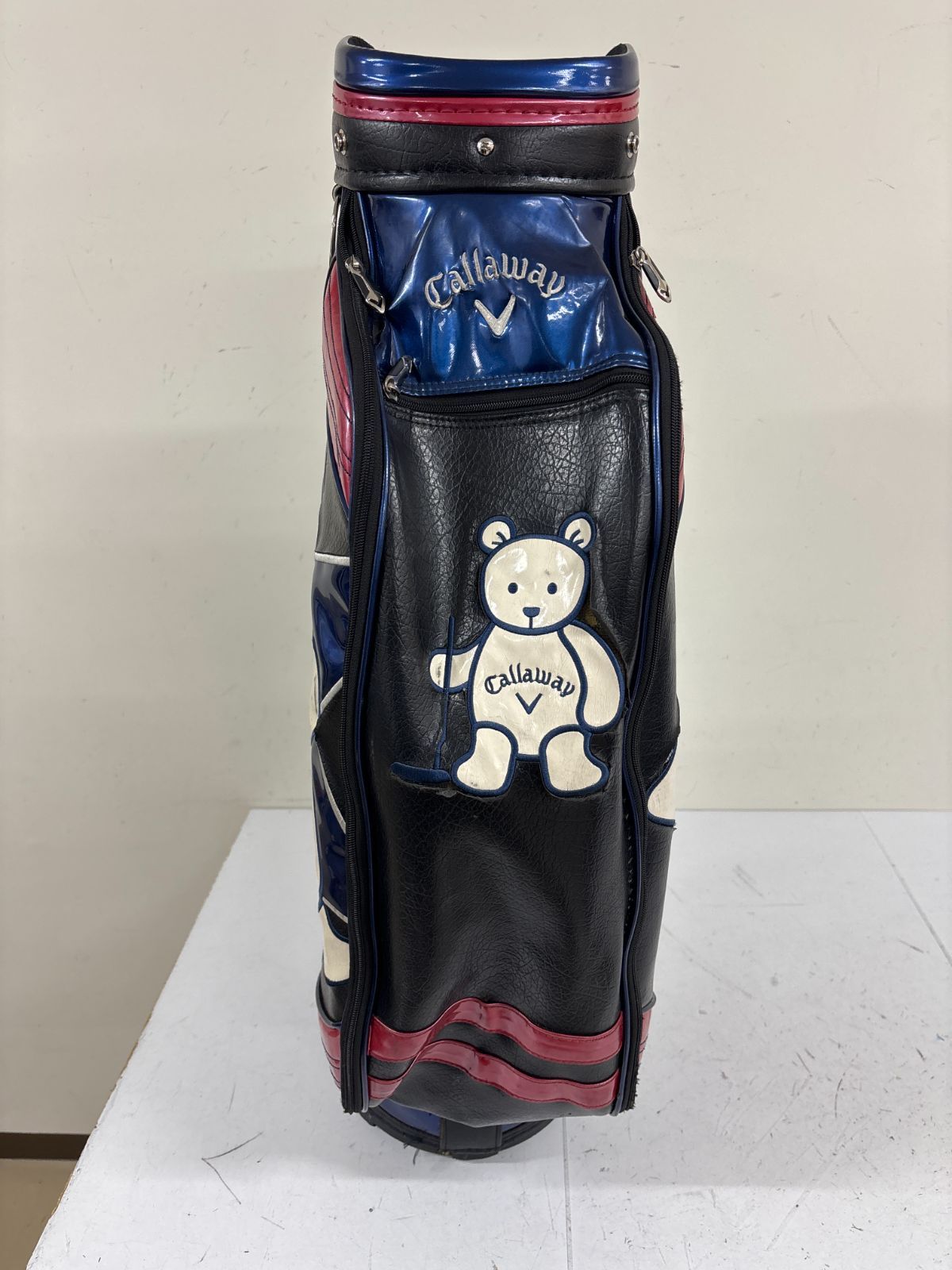 送料無料【希少！Callaway キャロウェイ ベア】キャディバッグ 星条旗