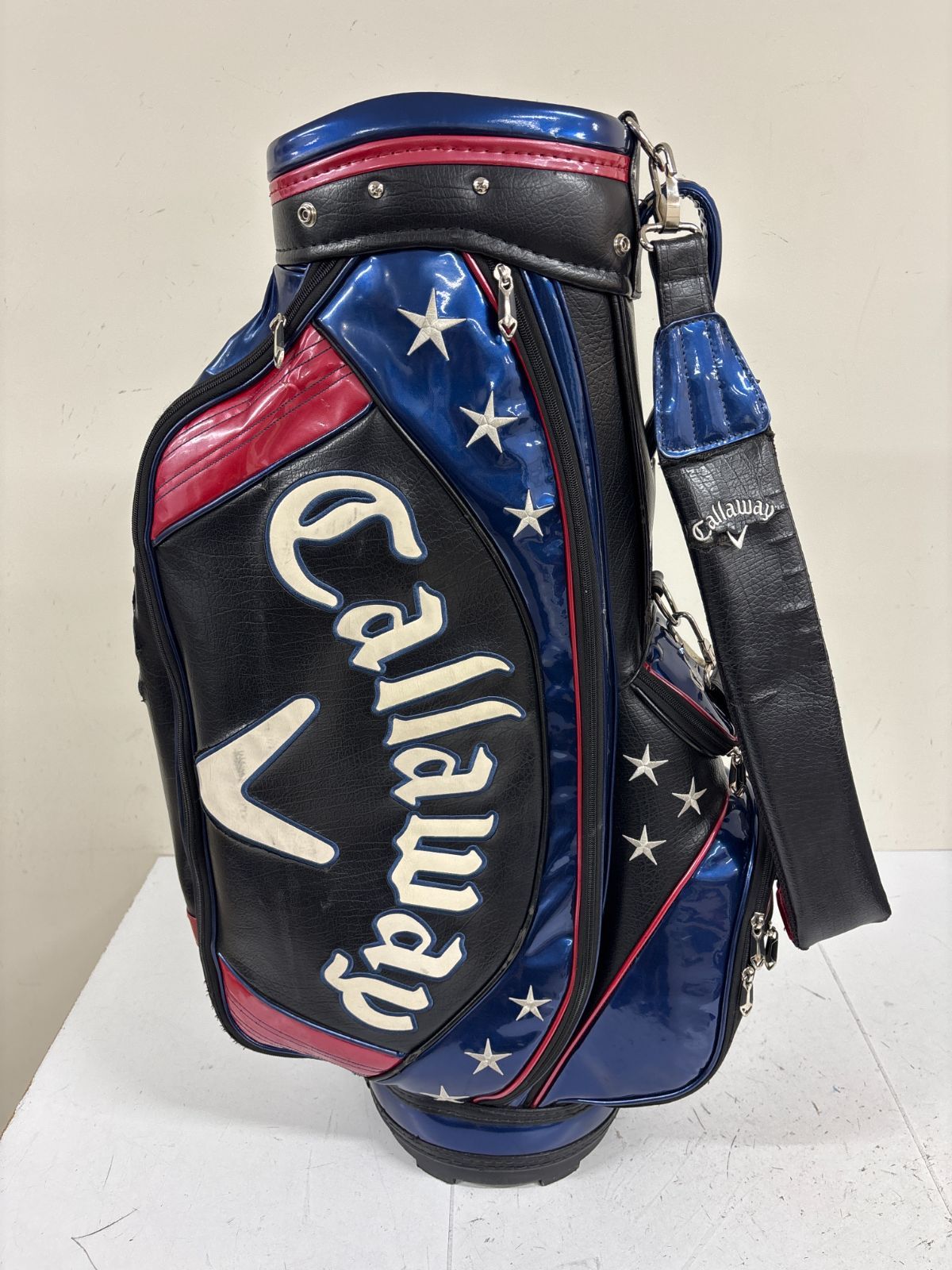 送料無料【希少！Callaway キャロウェイ ベア】キャディバッグ 星条旗