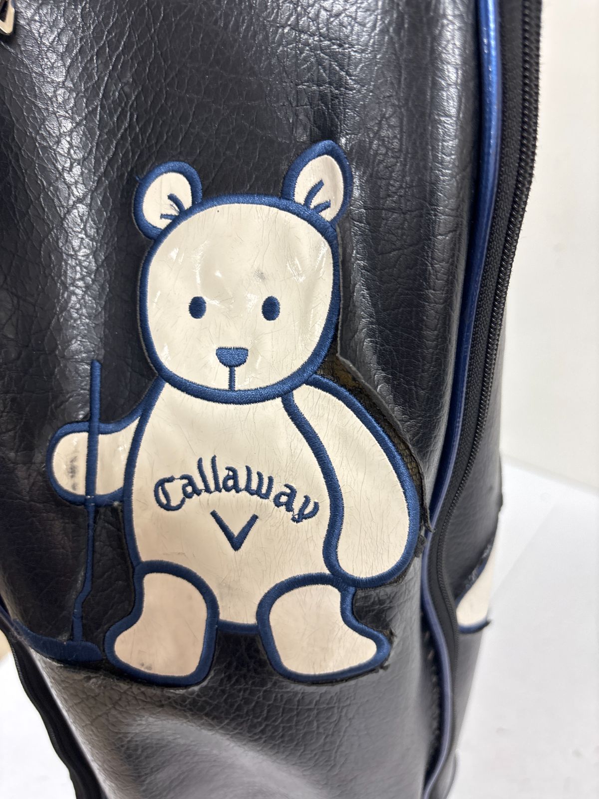 キャロウェイ キャディバッグ ゴルフバッグ ネイビー ベア クマ 送料無料【希少！Callaway キャロウェイ ベア】キャディバッグ 星条旗