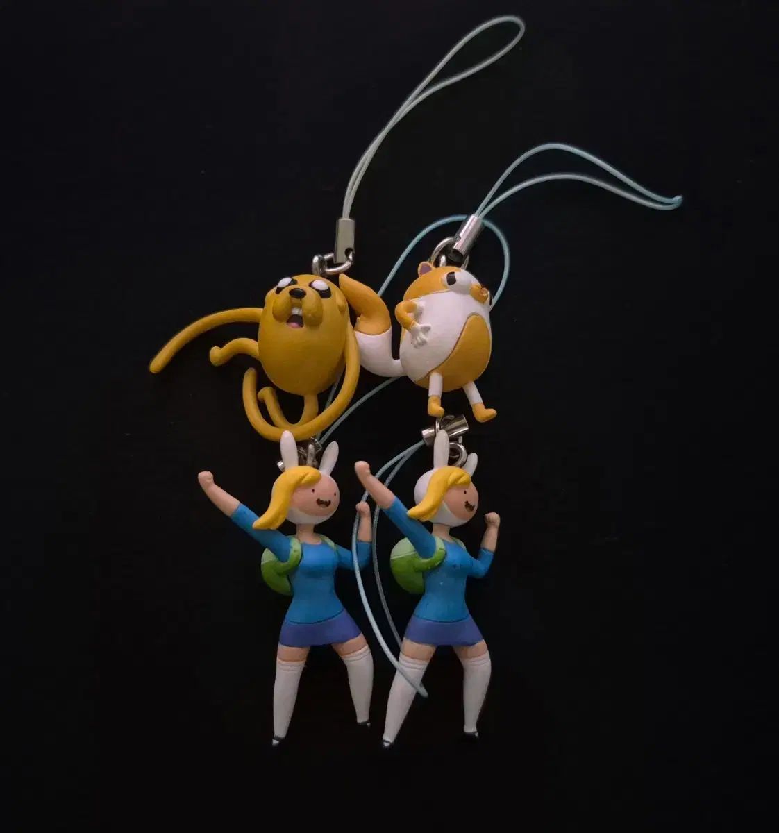 アドベンチャータイム キャラクター ストラップ 4種 ピン ジェイク