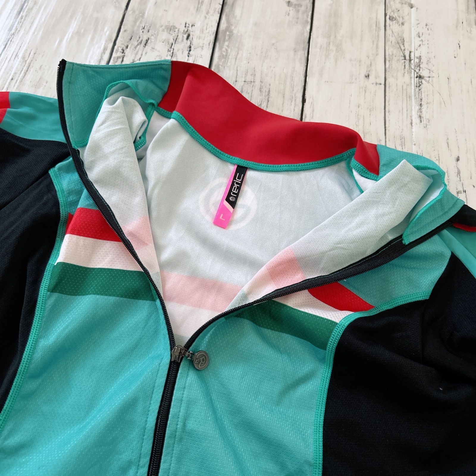 reric レリック レディース サイクルジャージ L ジャケット フルジップ 